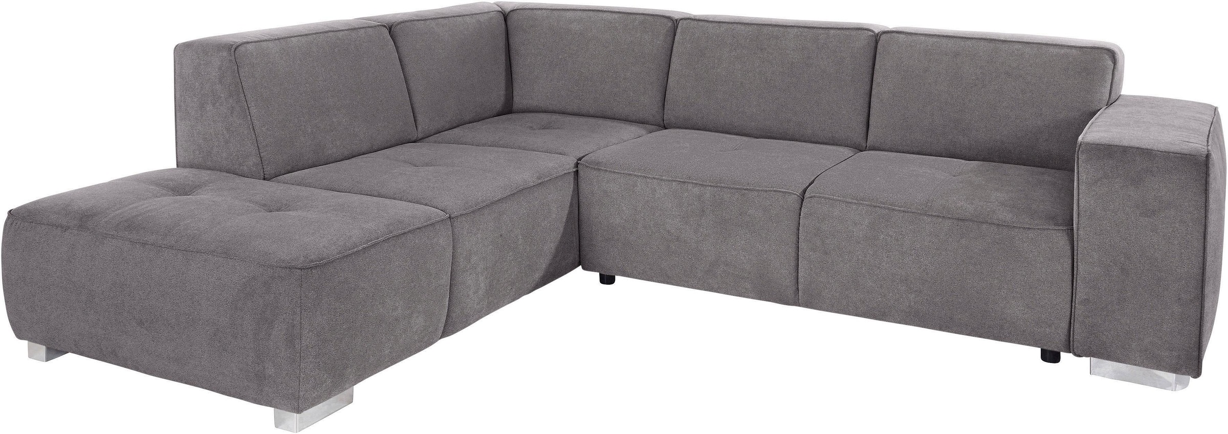 Home affaire Ecksofa "Sapporo L-Form" wahlweise Bettfunktion oder Sitztiefe günstig online kaufen