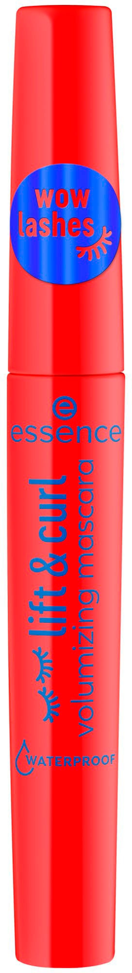 Essence Mascara »lift & curl volumizing mascara WATERPROOF«, (4 tlg.), mit Volumeneffekt