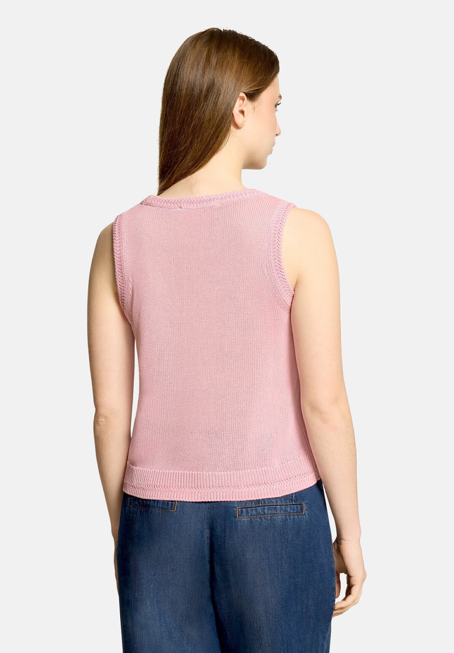 Cartoon Stricktop »Damen mit Rundhalsausschnitt«