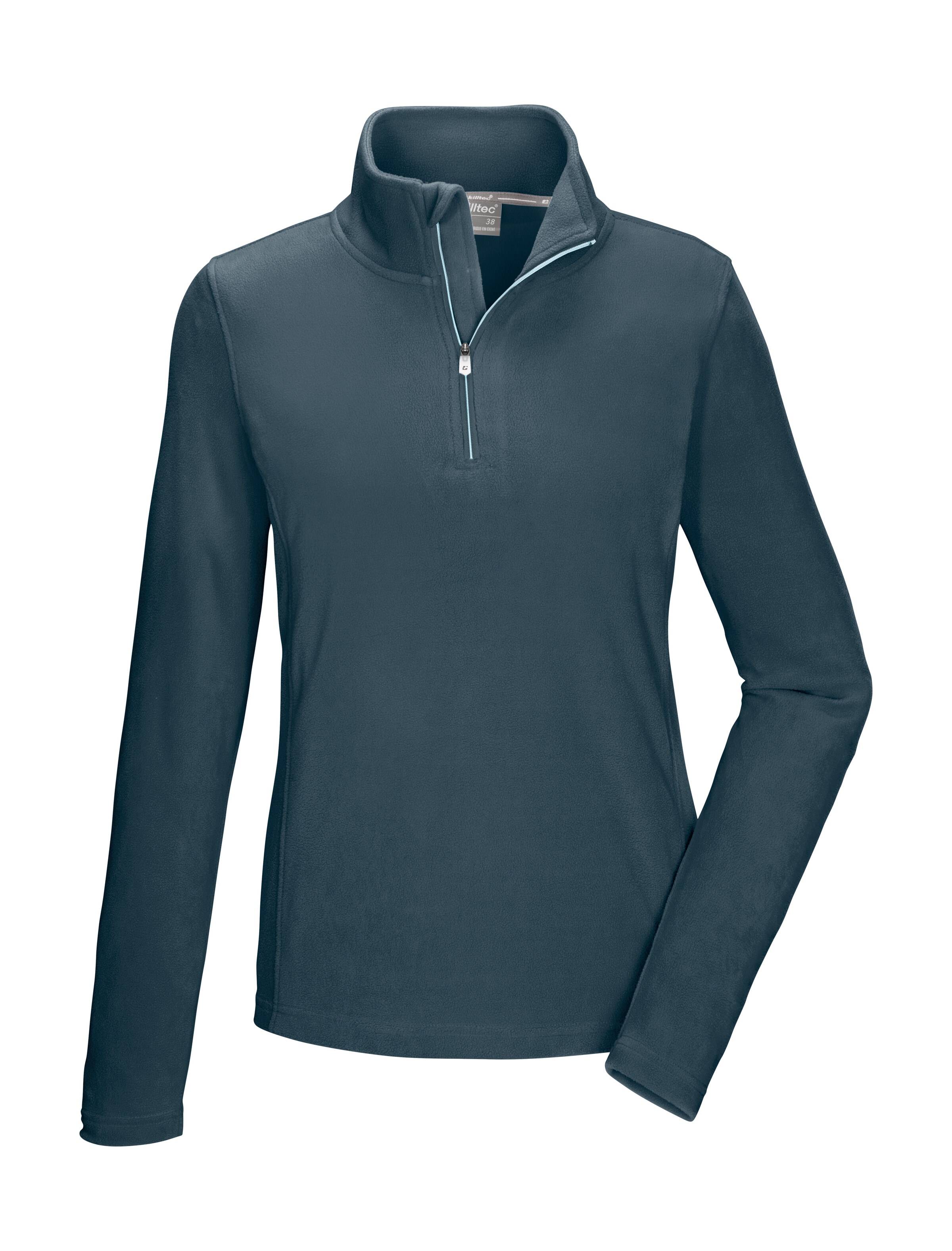 Killtec "KSW 101 WMN FLC SHRT" Fleeceshirt mit Stehkragen, warm, Reißverschluss mit Kinnschutz