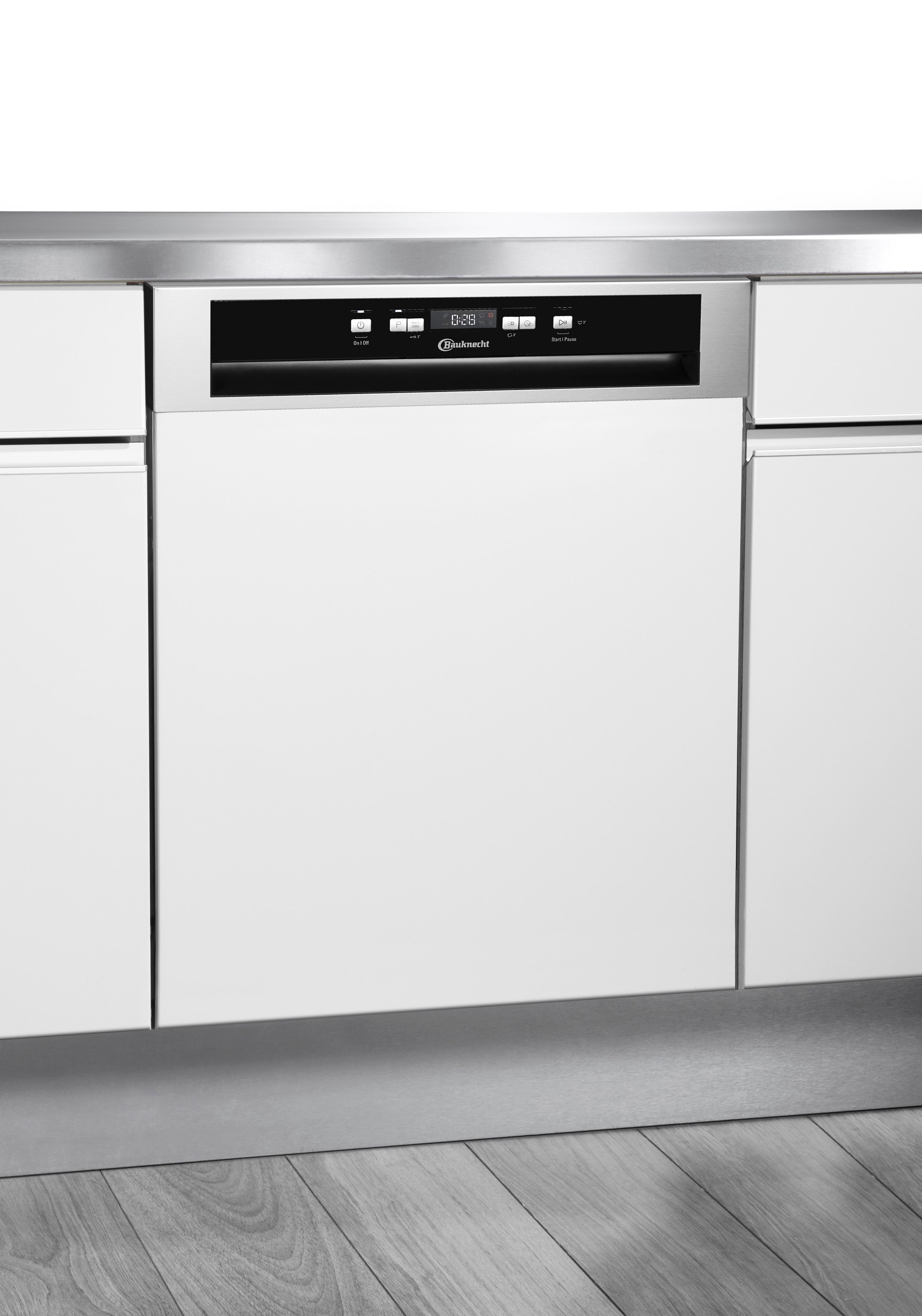 BAUKNECHT teilintegrierbarer Geschirrspüler "BKSV1 PAN" 14 Maßgedecke ActiveDry – automatische Türöffnung für perfekt getrocknetes Geschirr