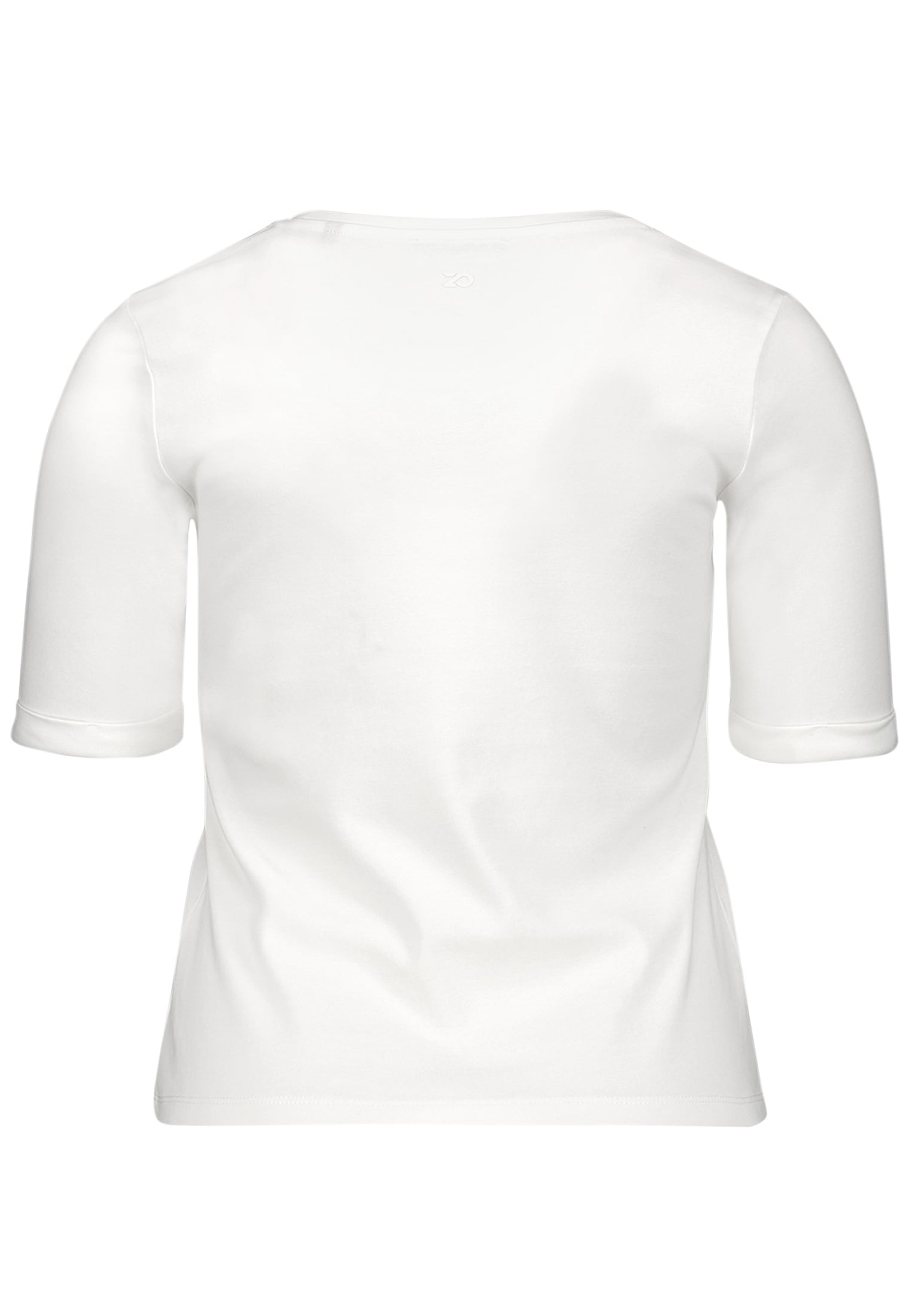 Zero Kurzarmshirt »Damen Shirt mit V-Ausschnitt« 1 Aufschlag / Krempel