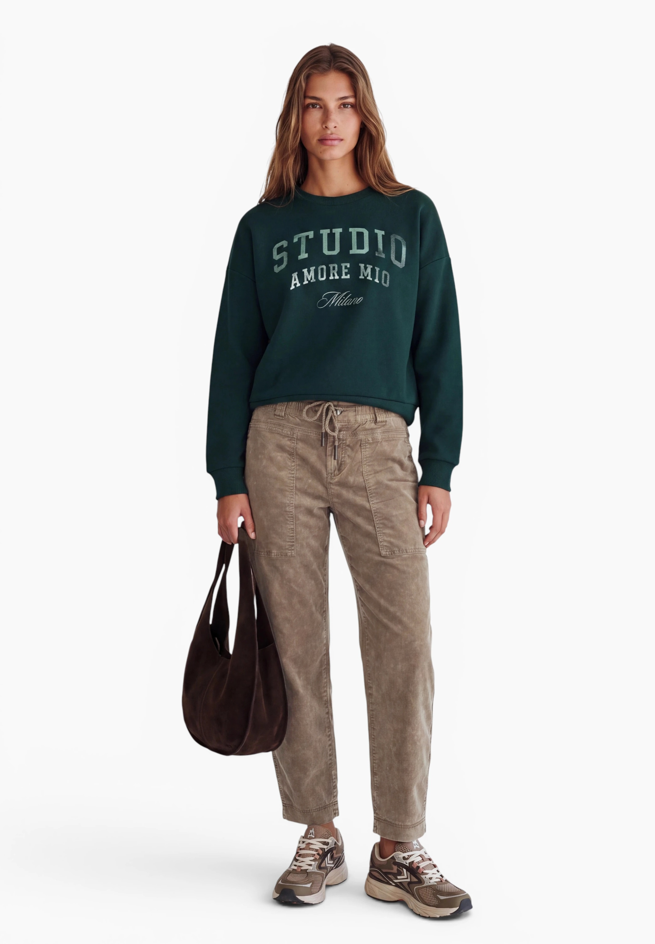 STREET ONE STUDIO Cordhose  mit Elastikbund