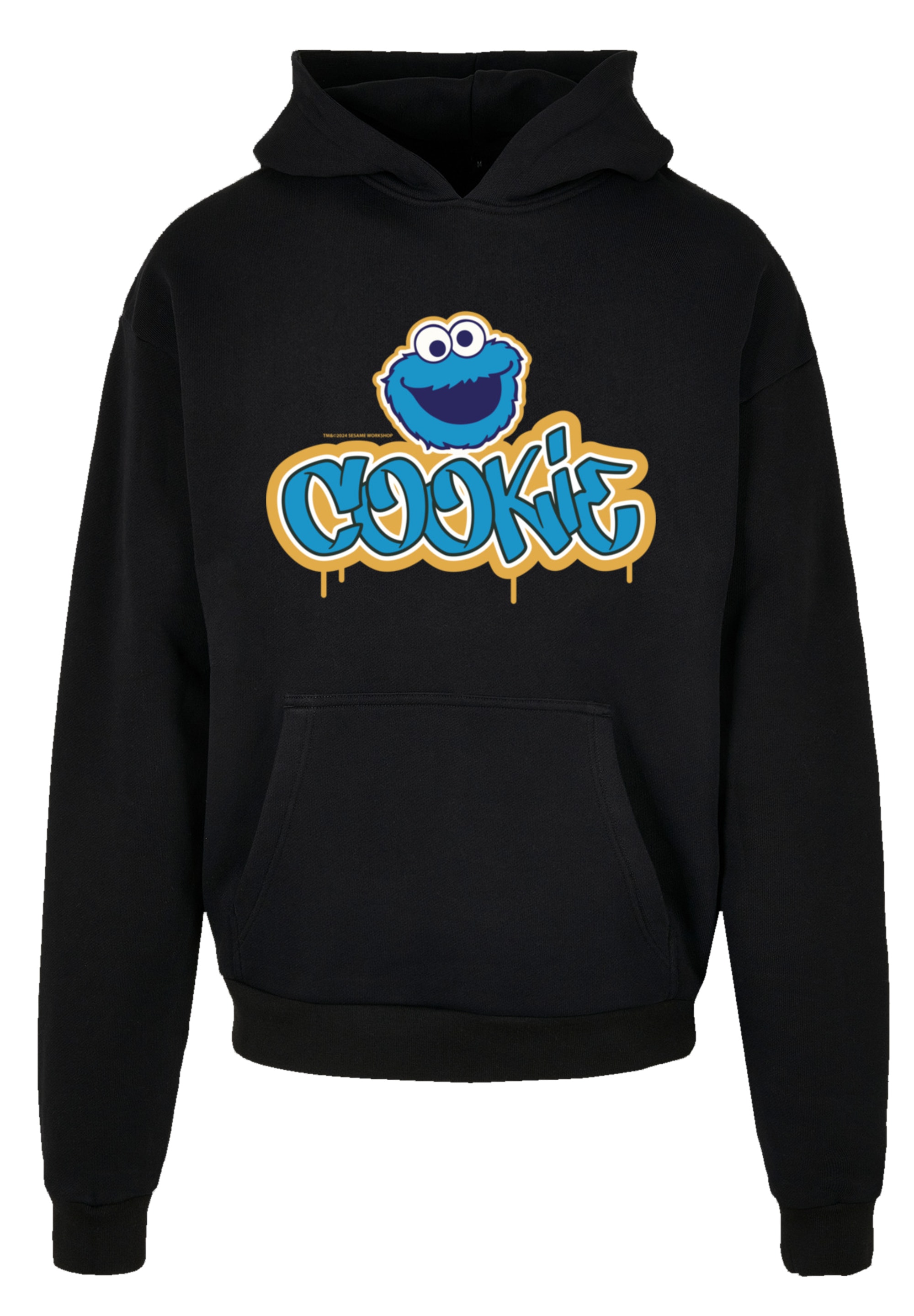 F4NT4STIC Kapuzenpullover "Sesamstraße Cookie Graffiti Logo", Premium Quali günstig online kaufen