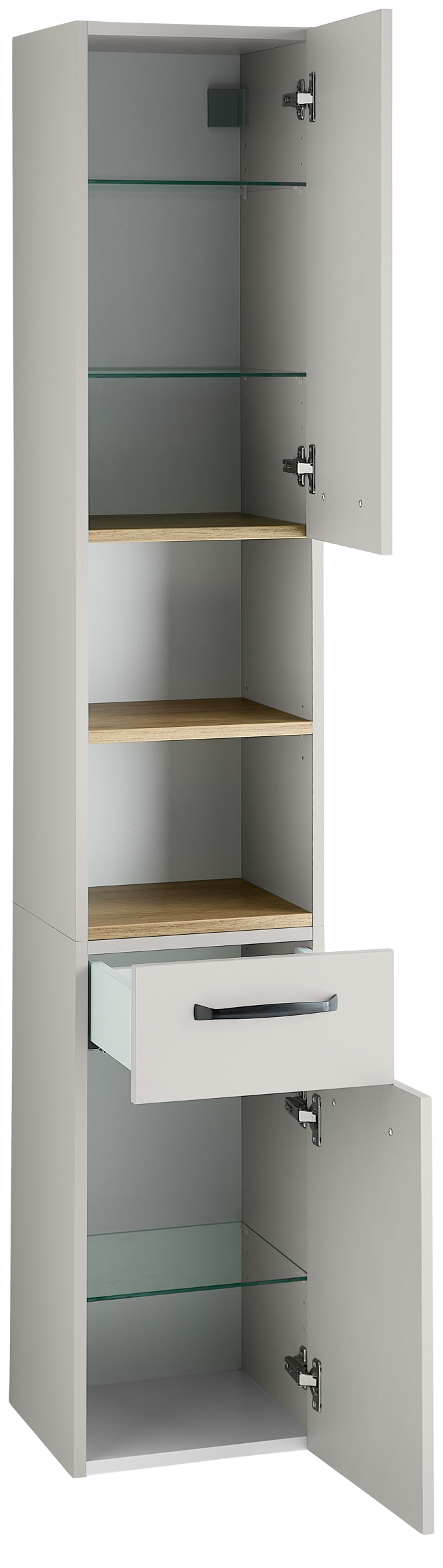 Saphir Badmöbel-Set »Quickset 500, Waschbeckenunterschrank mit Spiegel« 6 Stk. tlg.