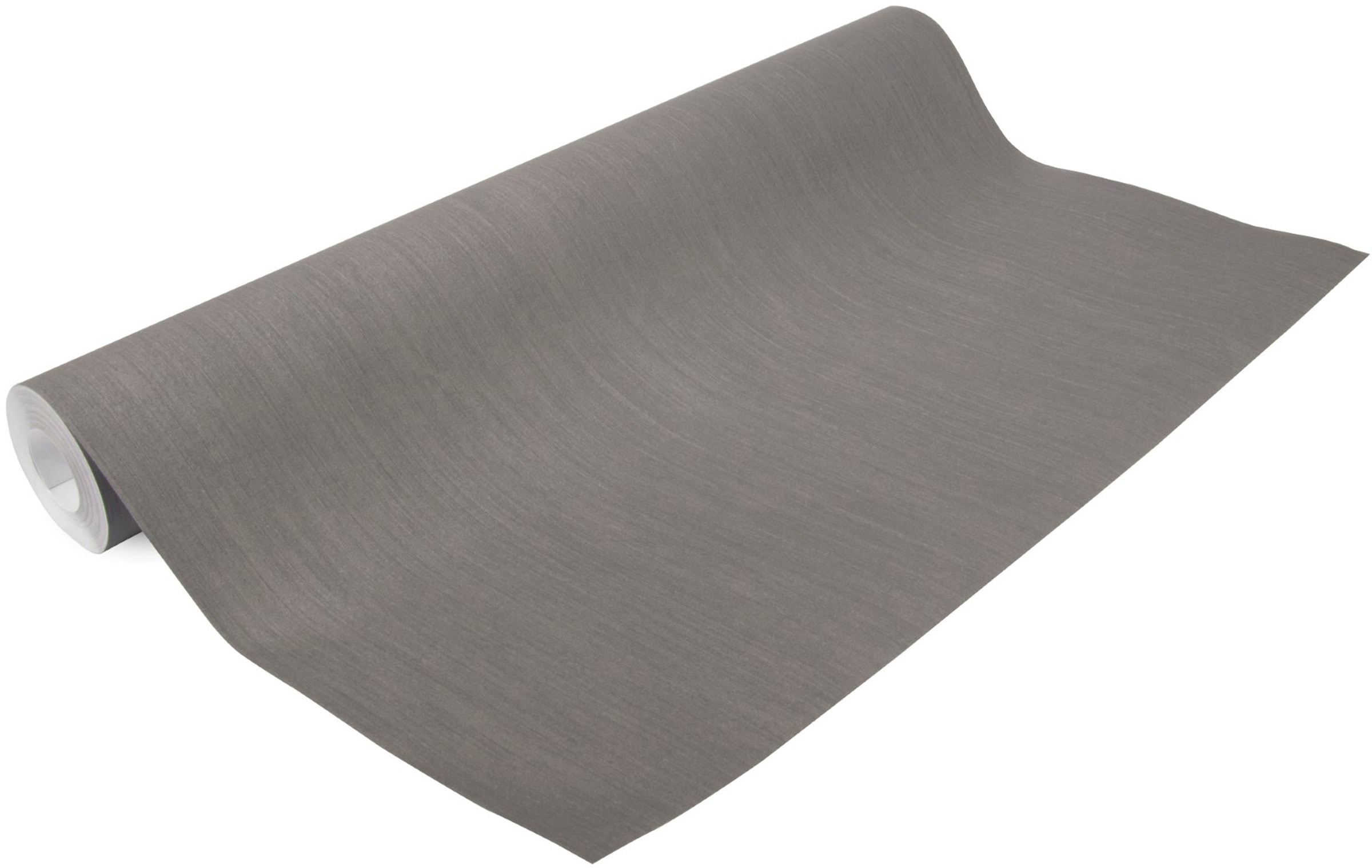 Superfresco Easy Vliestapete »Leinen«, Leinenoptik, Dunkelgrau - 10m x 52 cm