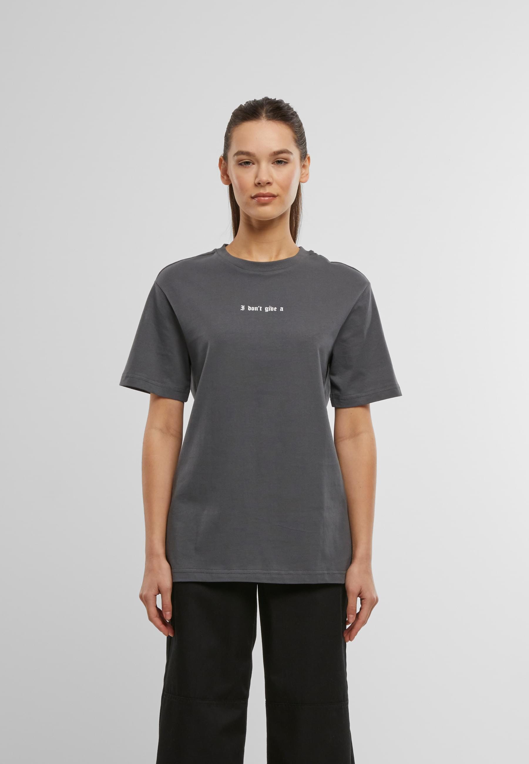 Miss Tee Kurzarmshirt »Miss Tee Damen I Don't Give A F Tee«, (1 tlg.)