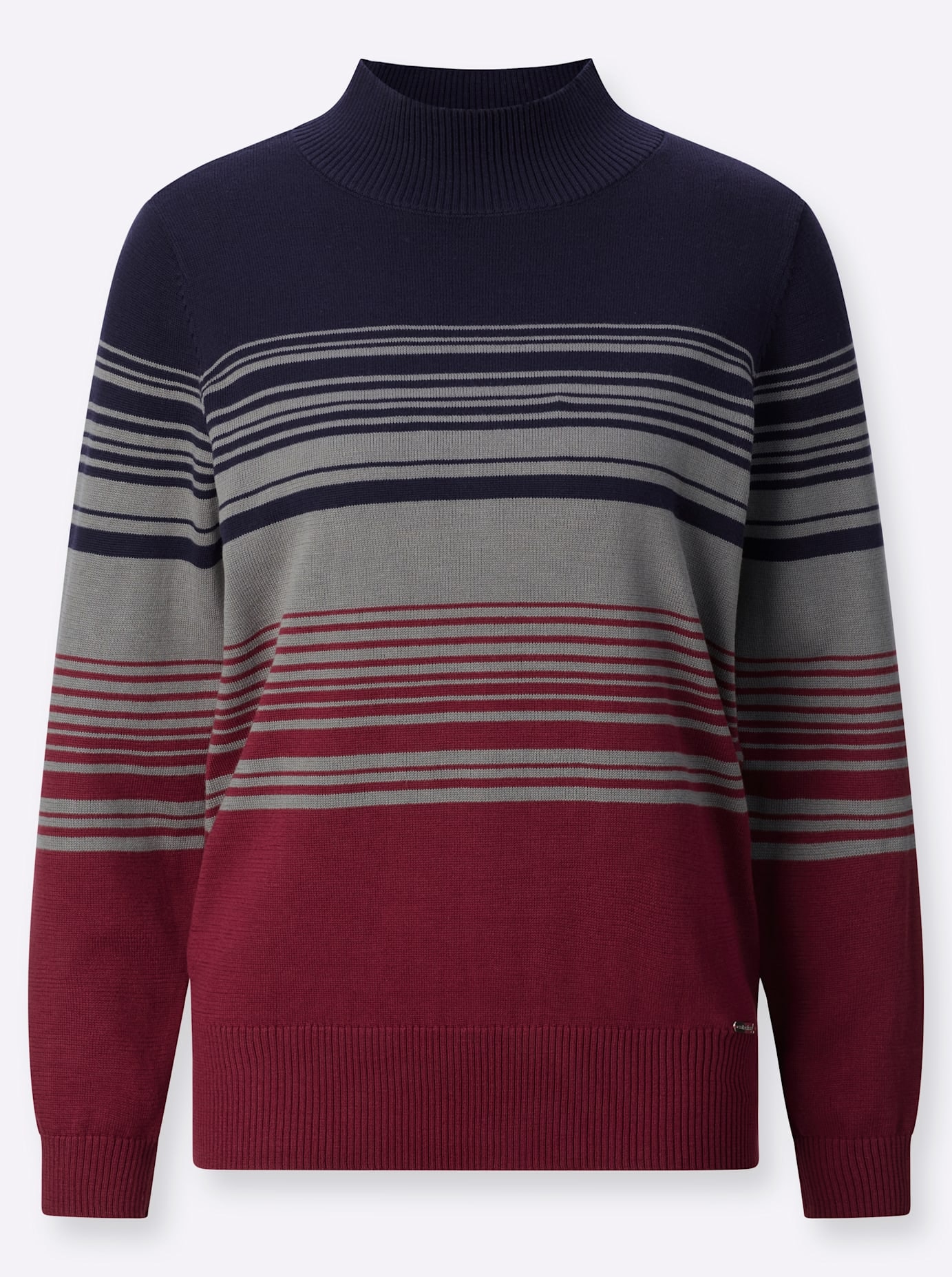 Casual Looks Strickpullover »Stehkragen-Pullover«