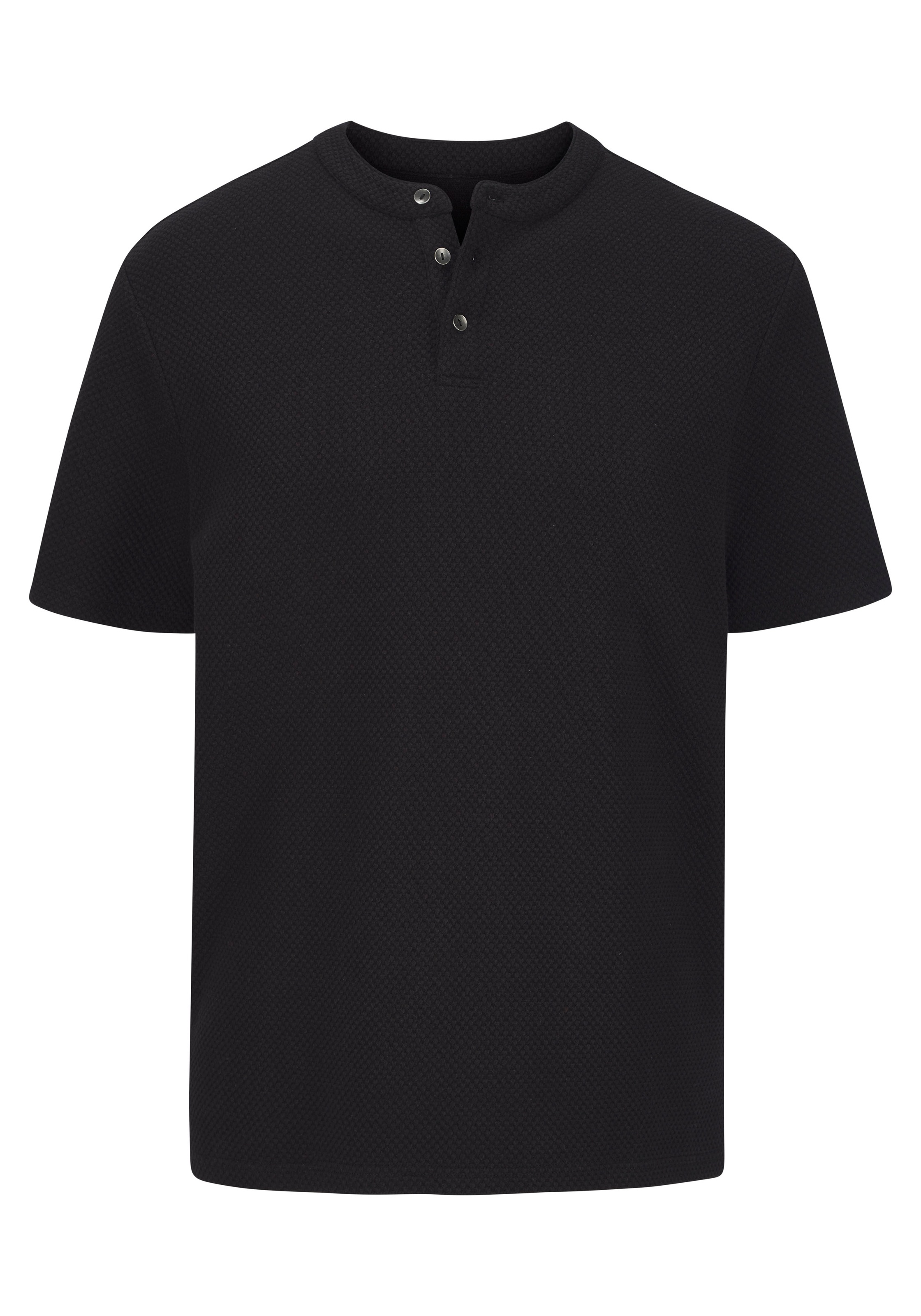 John Devin T-Shirt "Kurzarm-Poloshirt aus Struktur-Qualität" günstig online kaufen