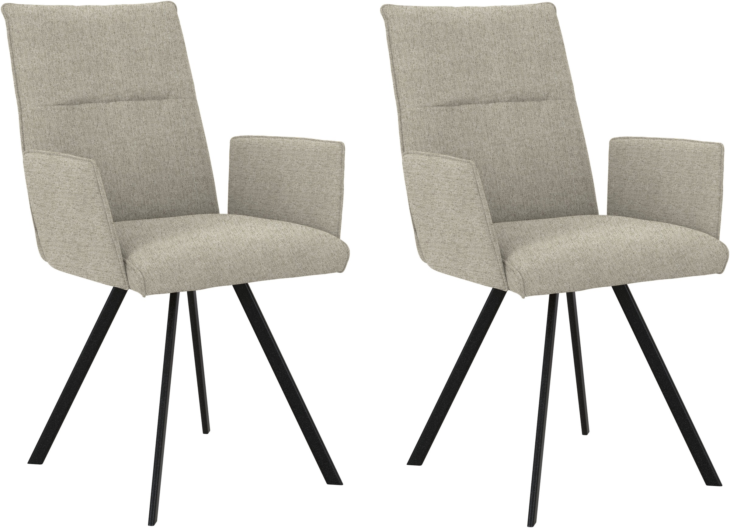 OTTO home Armlehnstuhl "Sava" (Set) 2 Stk.Metallgestell günstig online kaufen