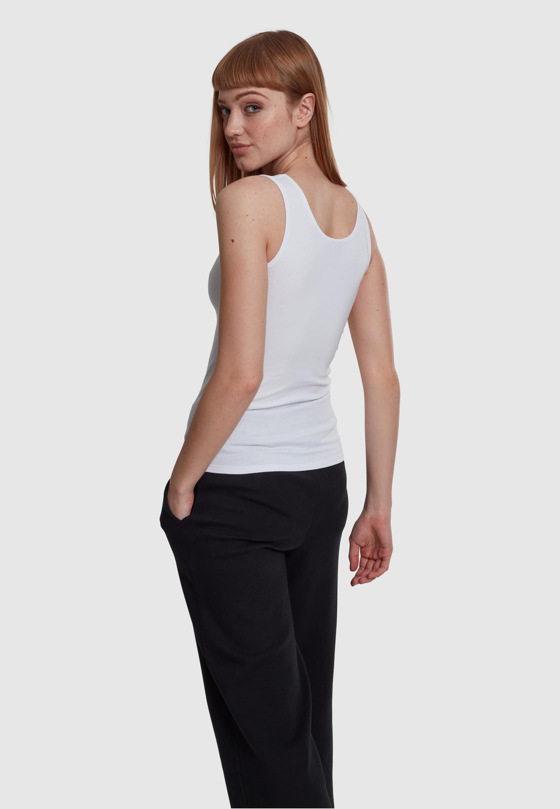 URBAN CLASSICS Muskelshirt »Urban Classics Damen Ladies 2-Pack Basic Stretch Top«, (1 tlg.)