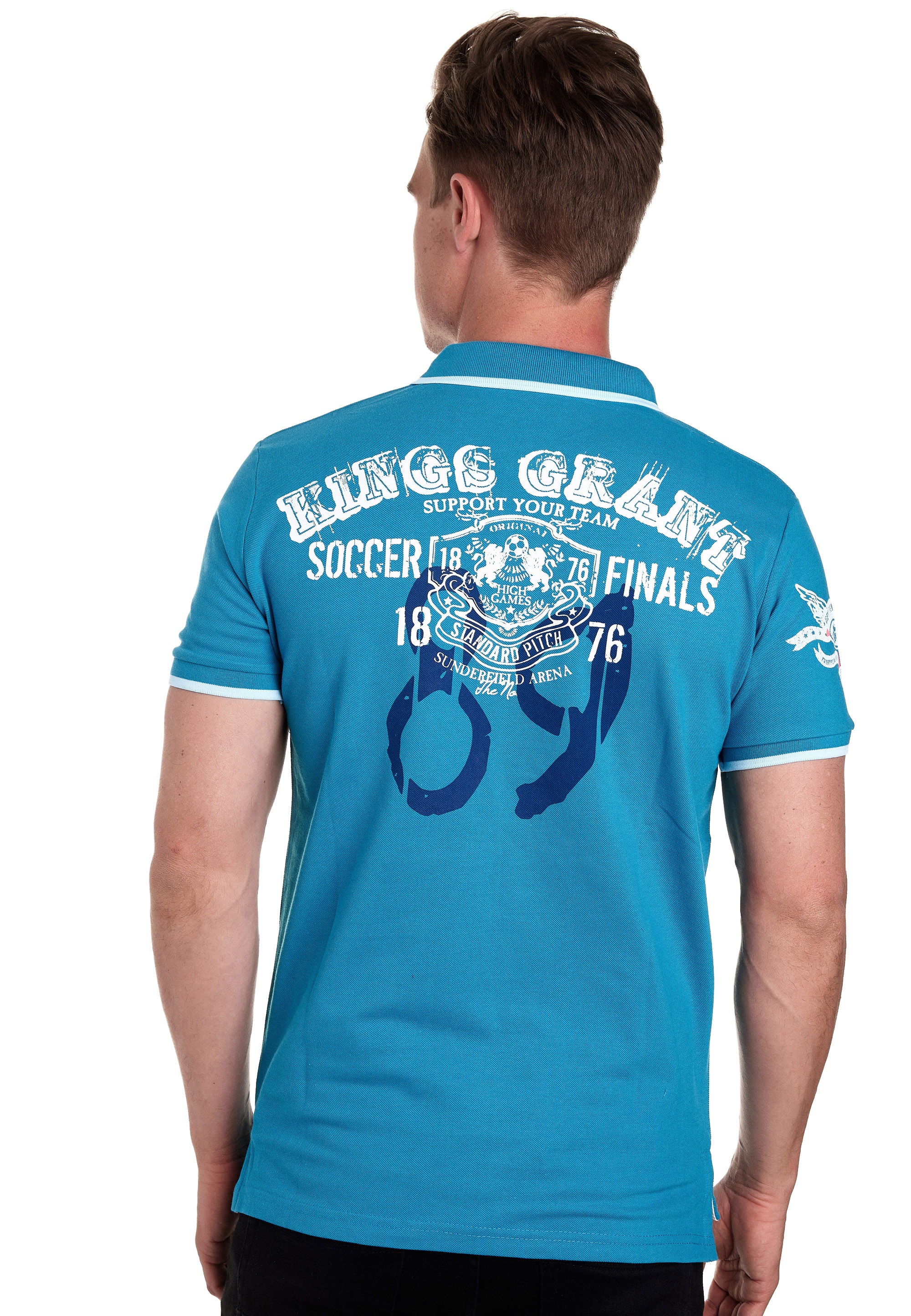 Rusty Neal Poloshirt mit stylischen Prints SV7691