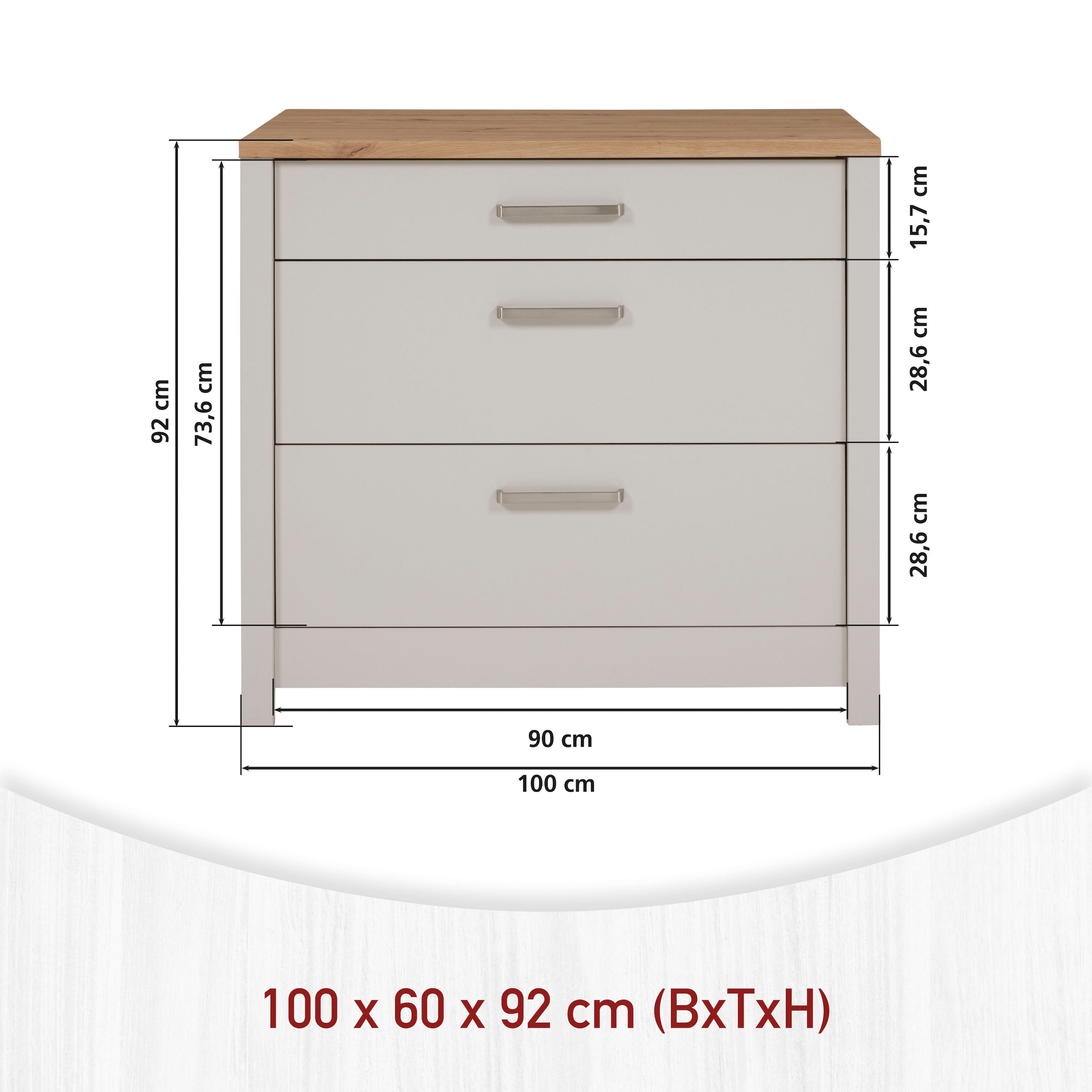 Inter Link Küchenzeile »Pienza, Einbauküche, Küchenblock, Küchenmodul, Kompaktküche« Ohne E-Geräte für Spülmaschine Kochfeld Backofen Kühlschrank B: 430 cm