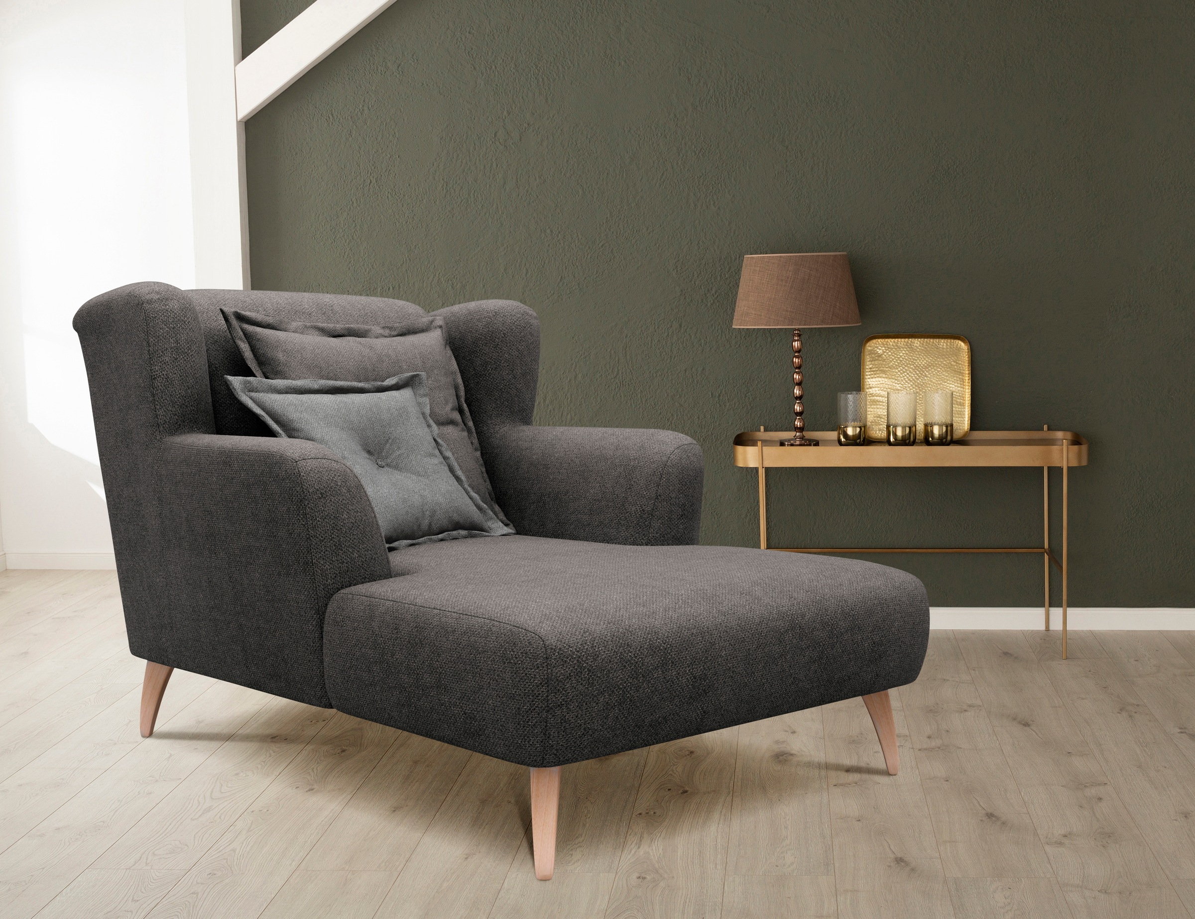 Home affaire Loveseat "Baggio Kuschel Mega Lounge Big Sessel" günstig online kaufen