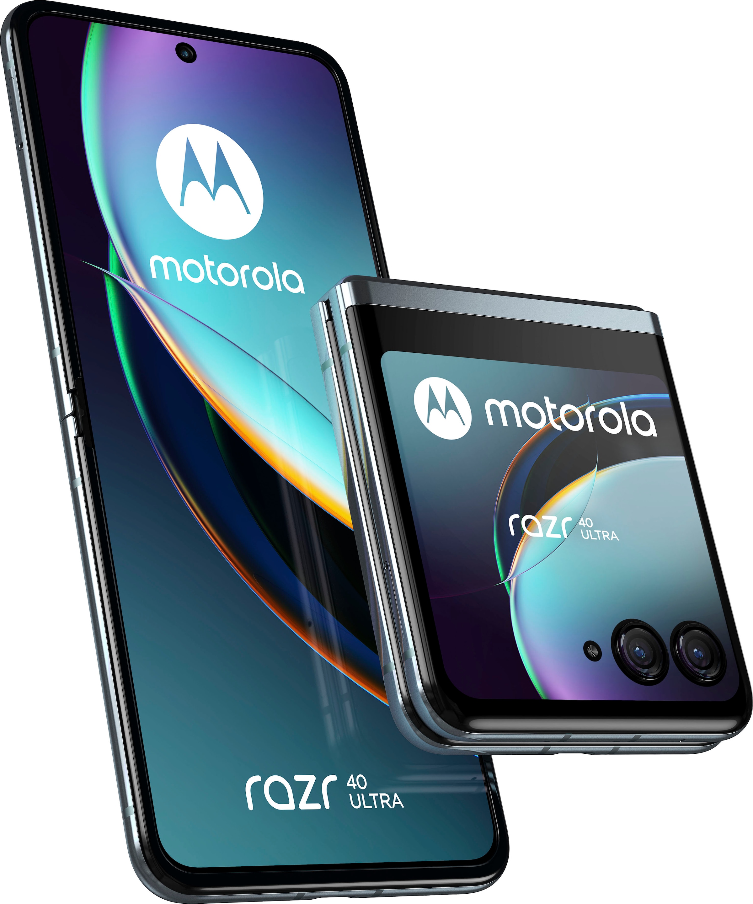 Motorola Smartphone »Motorola razr40 ultra« Glacier Blue