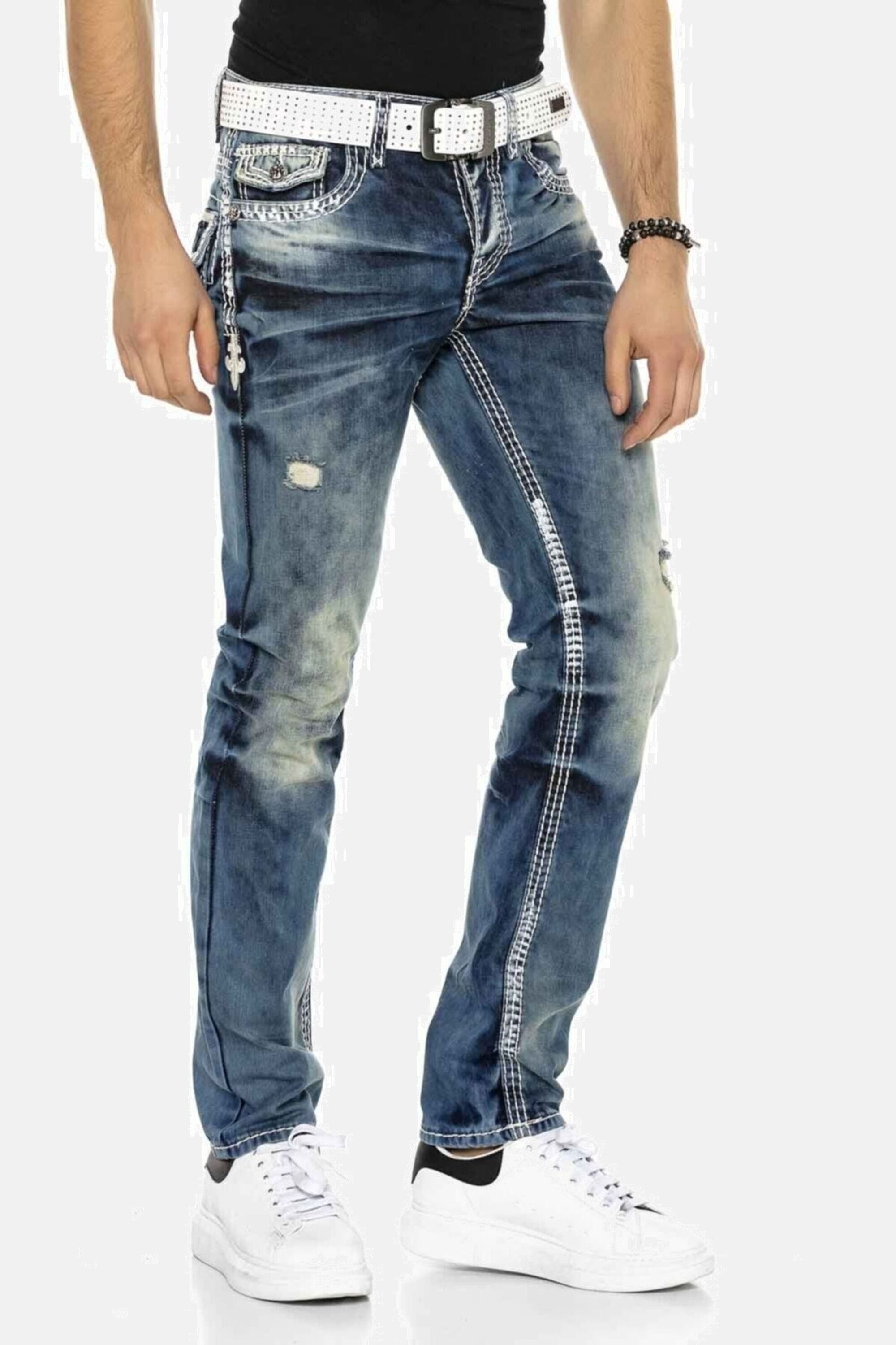 Cipo & Baxx CD-149 Men Straight Fit Jeans Blue 31/30 3