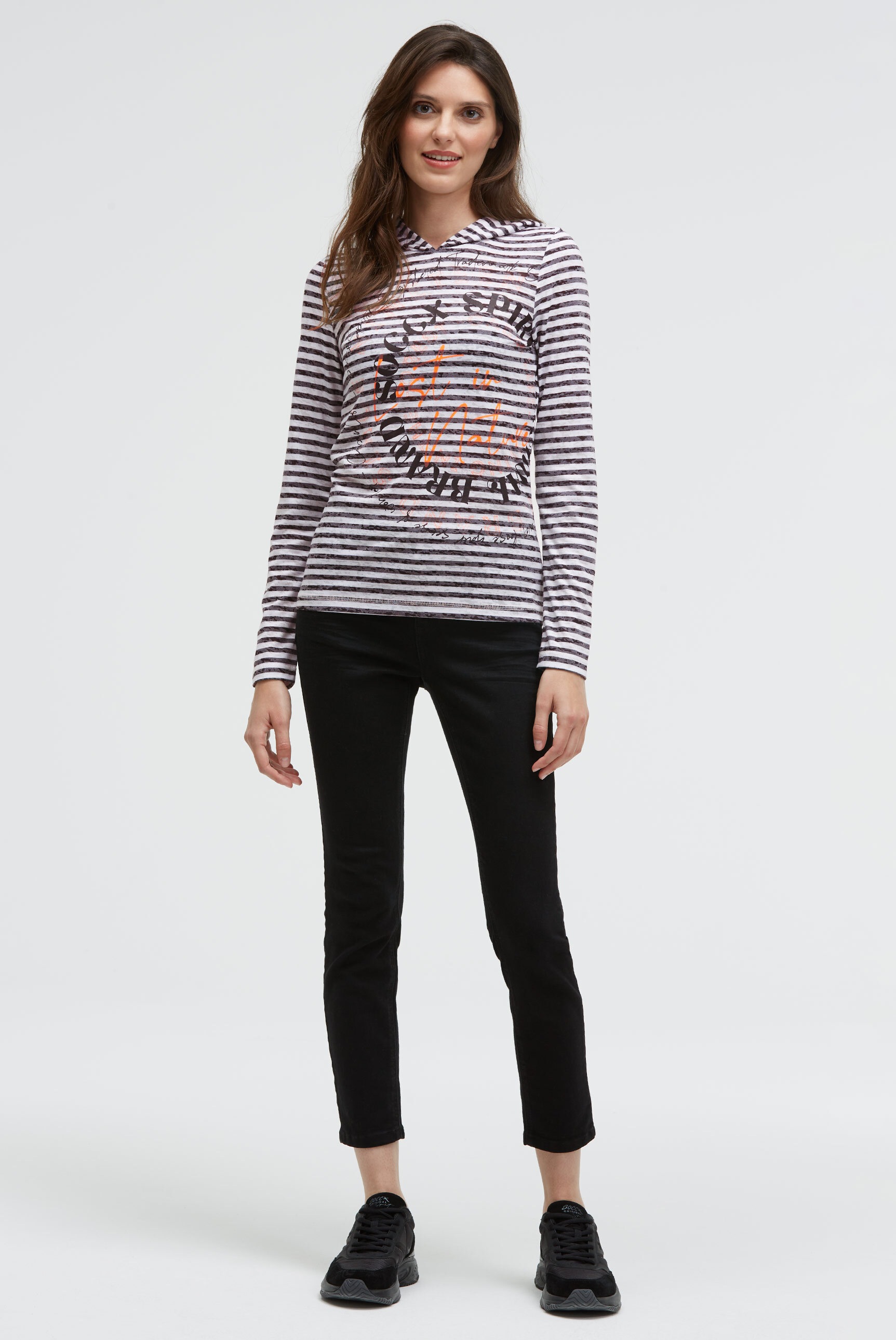 Thumbnail - SOCCX Kapuzenshirt mit Ausbrenner-Effekten