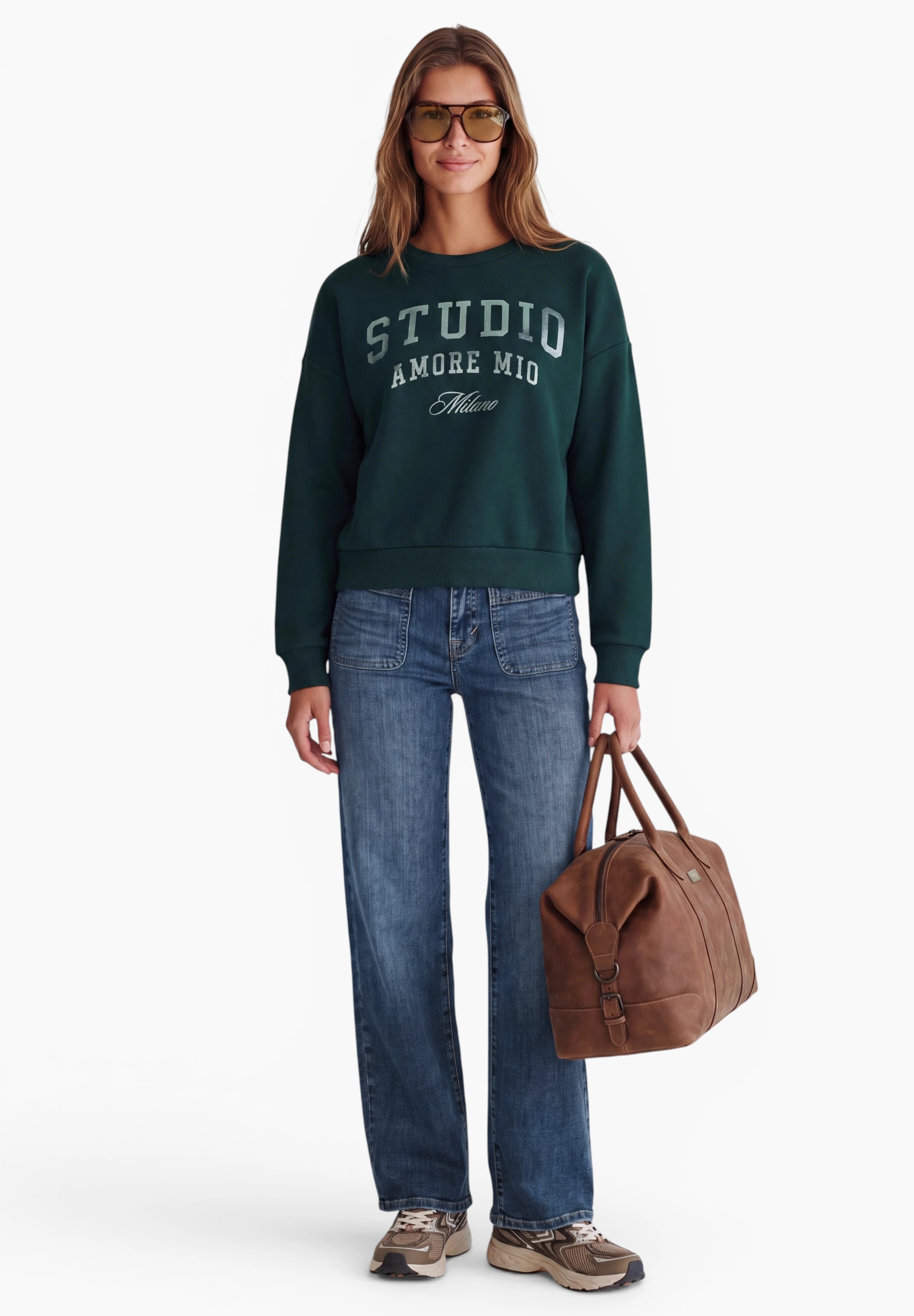 STREET ONE STUDIO Loose-fit-Jeans 5-Pocket-Style