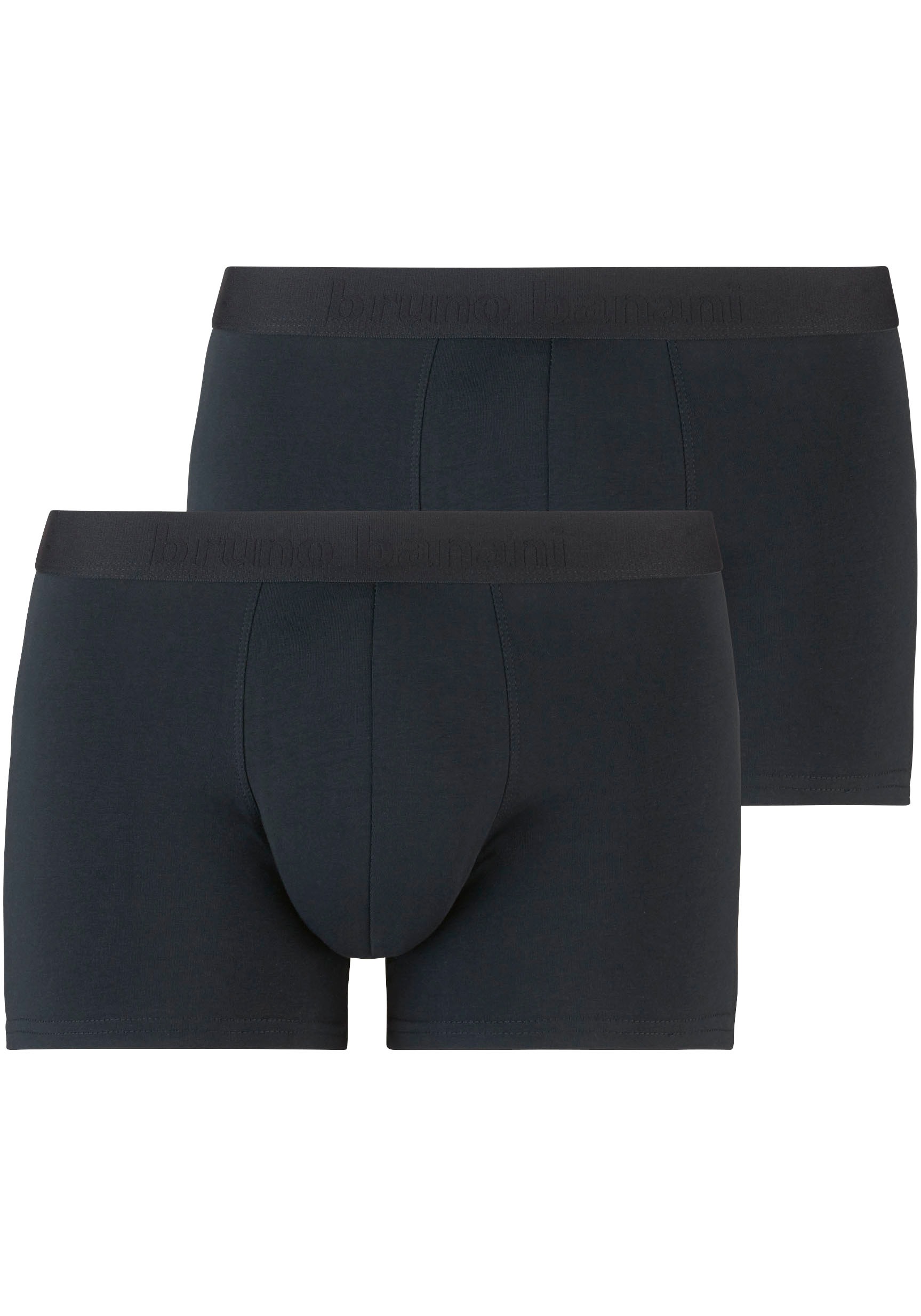 Bruno Banani Boxer, (2er Pack), mit kontrastreichem Logobund