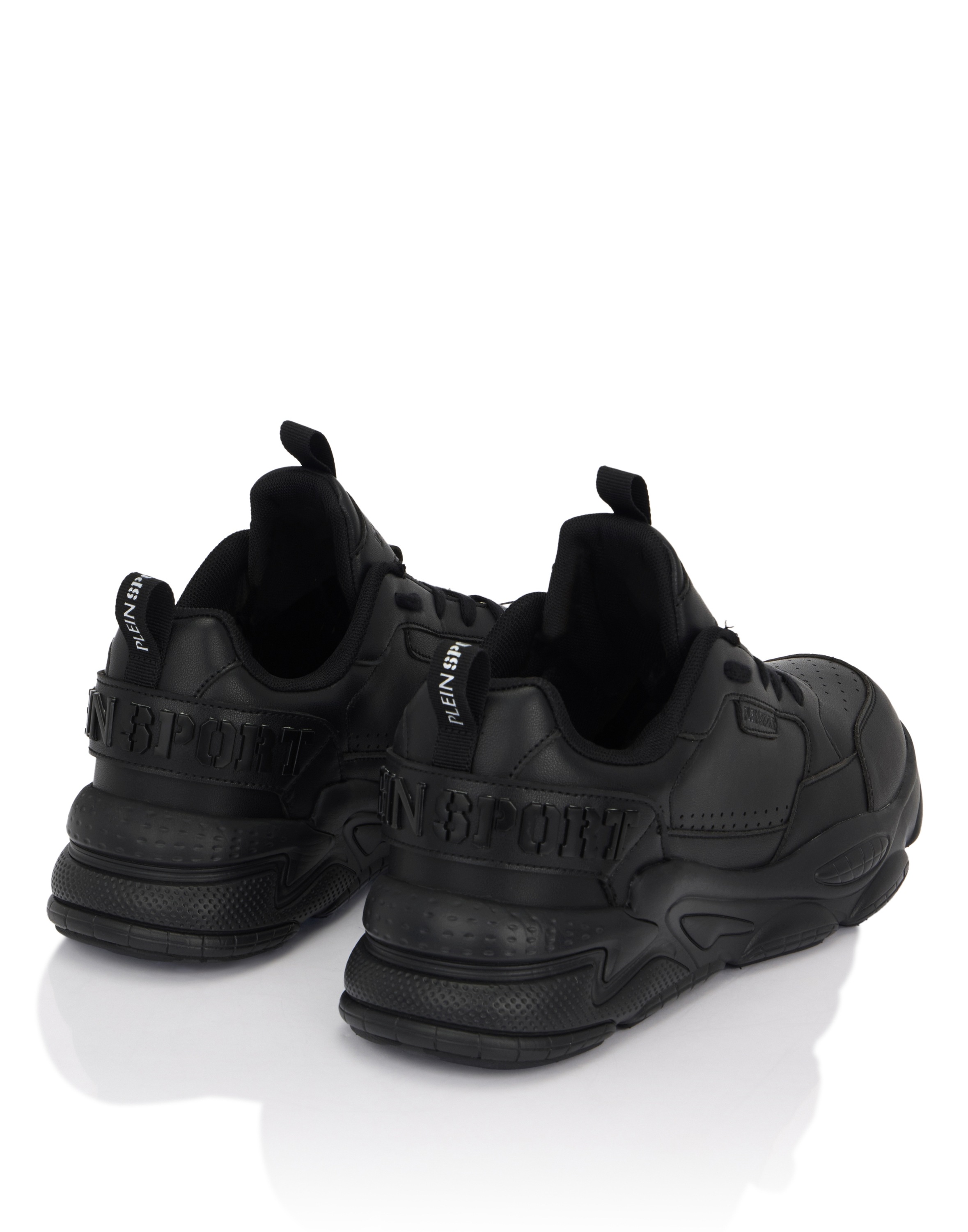 Sneaker PLEIN SPORT "Lo-Top Turnschuhe", Damen, Gr. 38, Normalschaft, 0202, schwarz, schwarz, Schuhe Sneaker 2