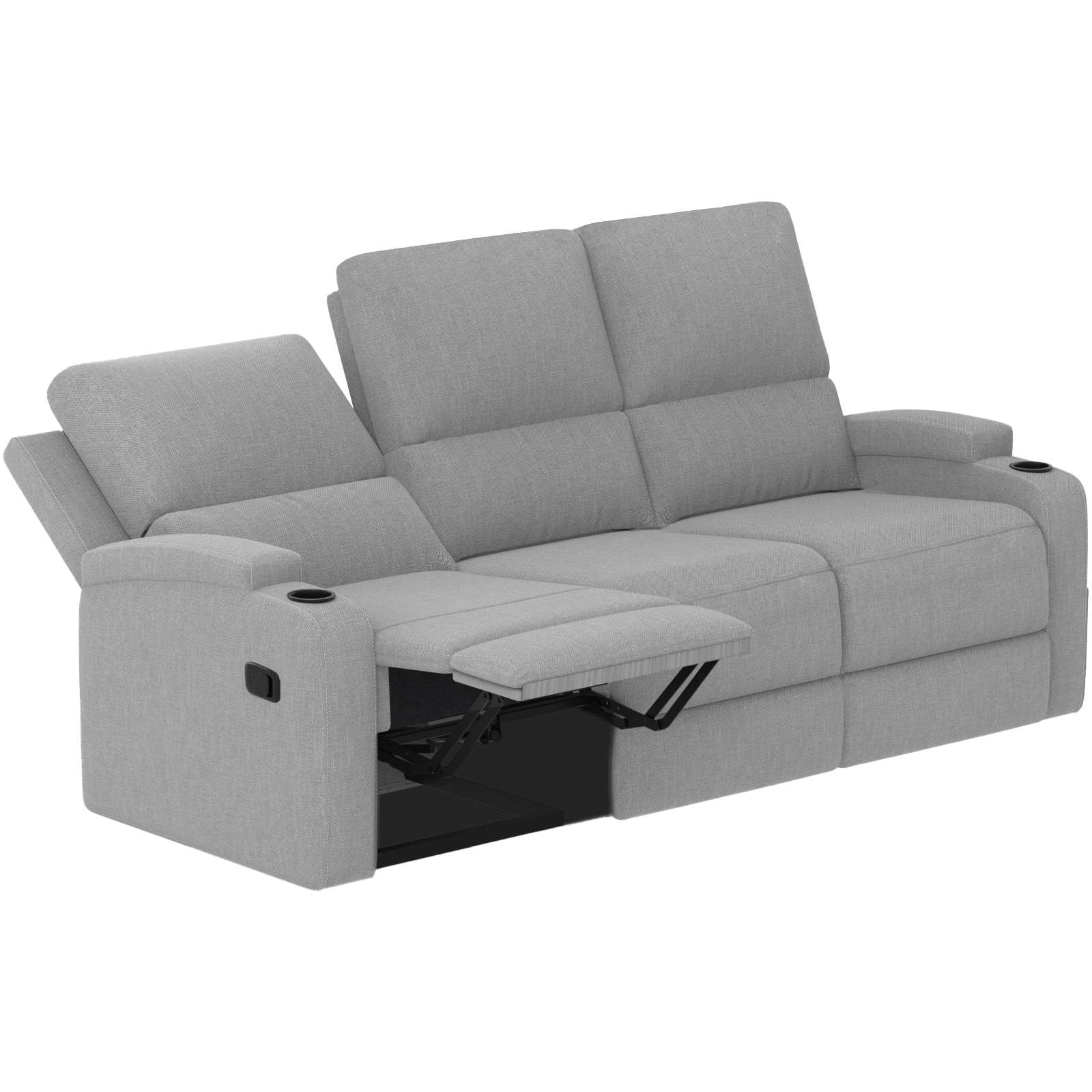 Home affaire 3-Sitzer »Napori«, Kinosofa mit 2 x Relaxfunktion und Getränkehalter