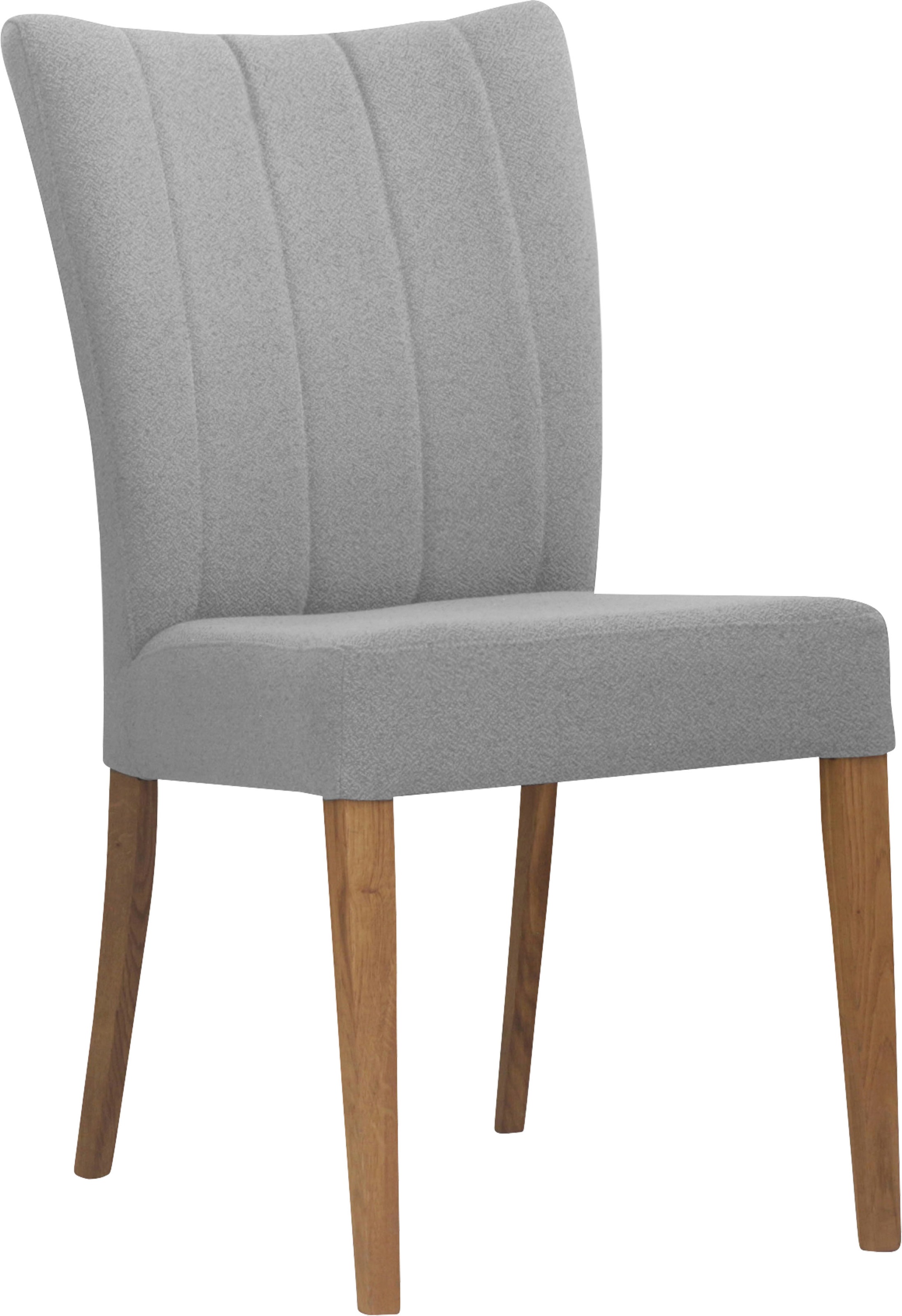 Home affaire 4-Fußstuhl "Dia" (Set) 2 Stk.Gestell Eiche massiv geölt günstig online kaufen