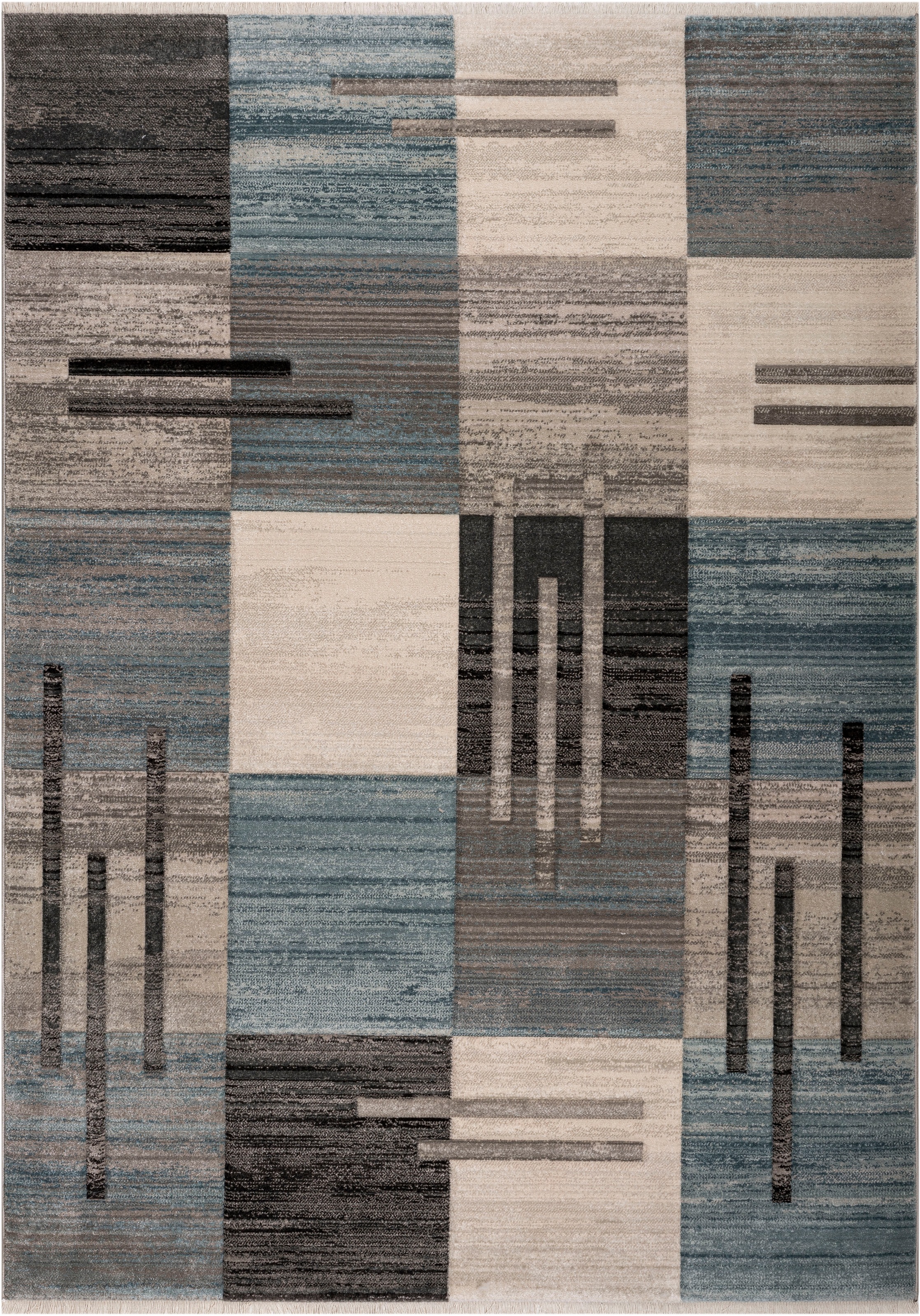 my home Teppich "Beliz" rechteckig 9 mm Höhe mit Konturenschnitt, Kurzflor, günstig online kaufen