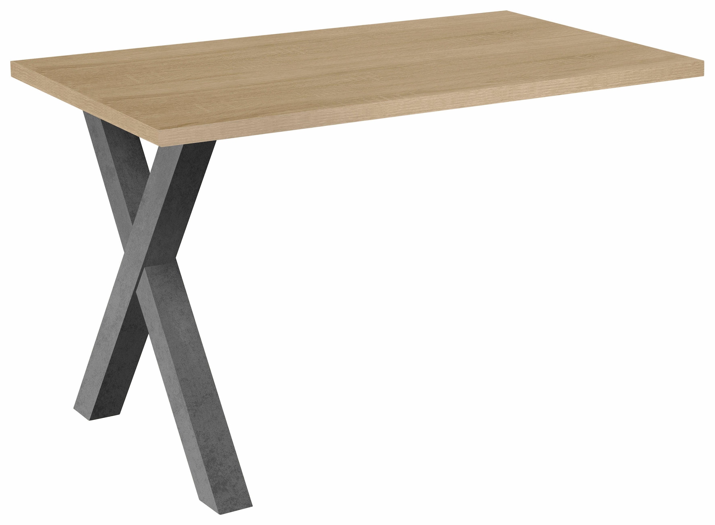 Anbautisch MÄUSBACHER, B:120cm H:75cm T:70cm, grau, Holzwerkstoff, Ansatztischplatten, "Mio", 3,2 cm starke Tischplatte