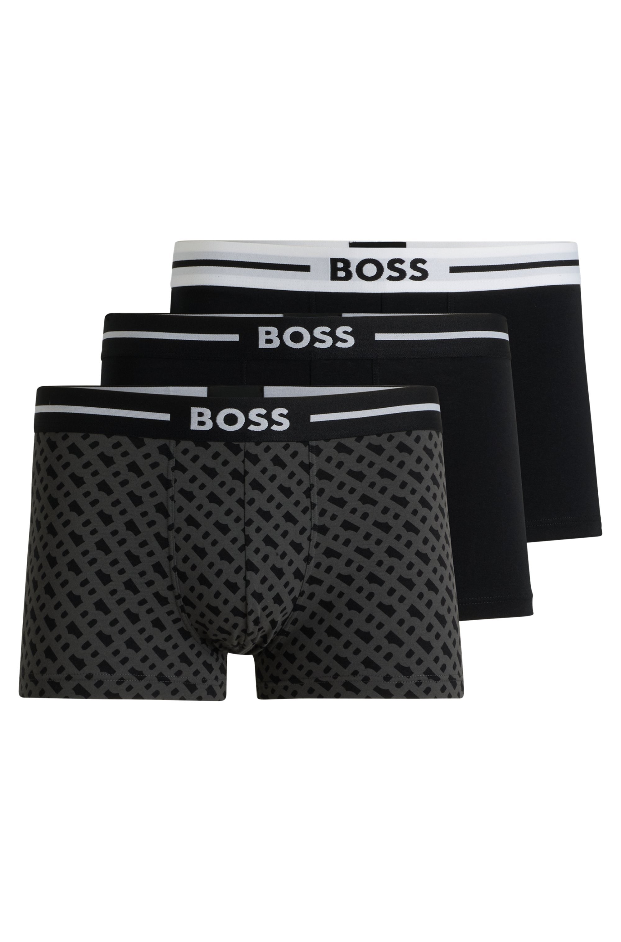 BOSS Trunk "Trunk 3P Bold Design", (Packung, 3 St., 3er), mit BOSS Schriftz günstig online kaufen