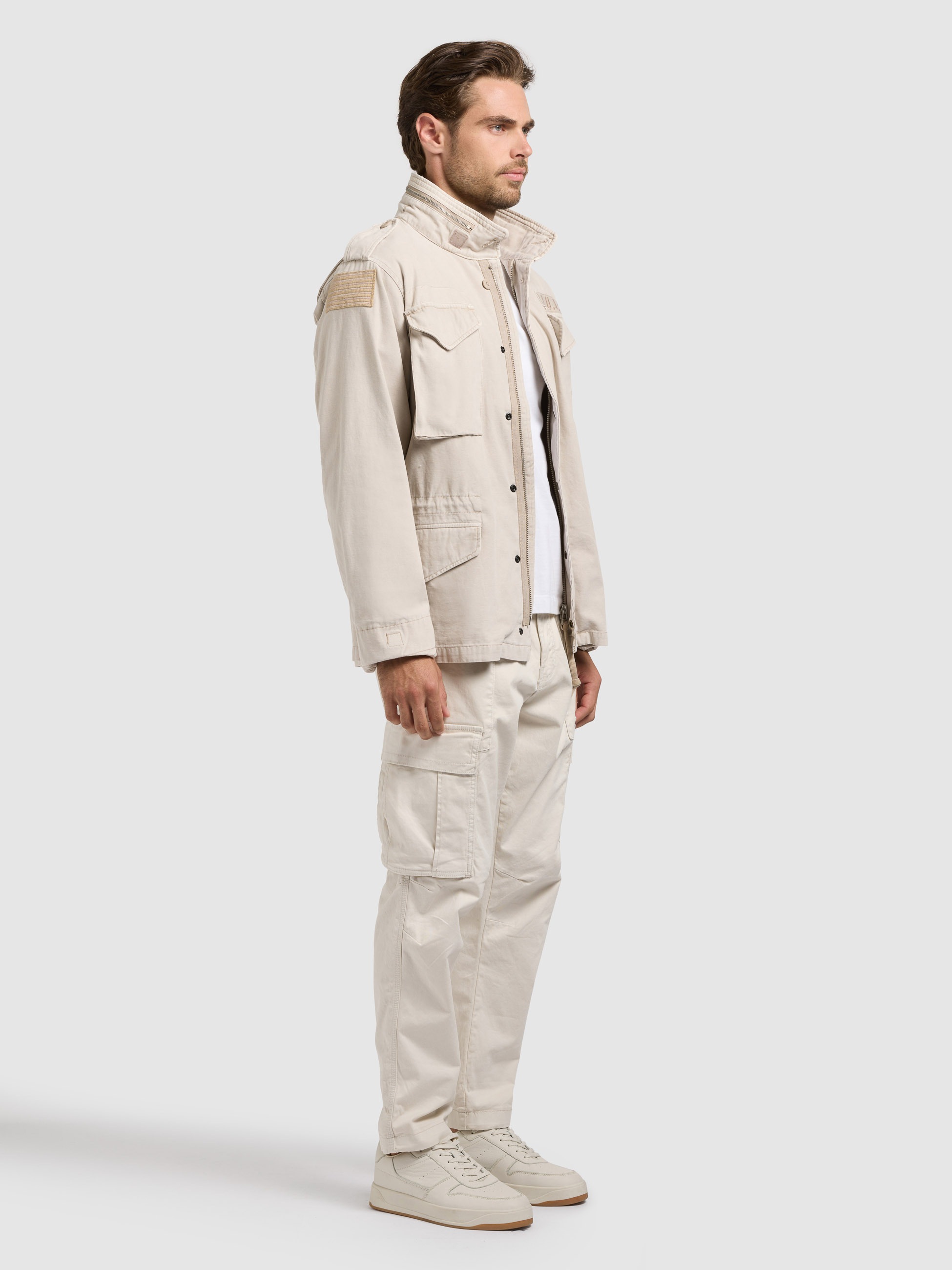 khujo Fieldjacket »GENE« mit Kapuze
