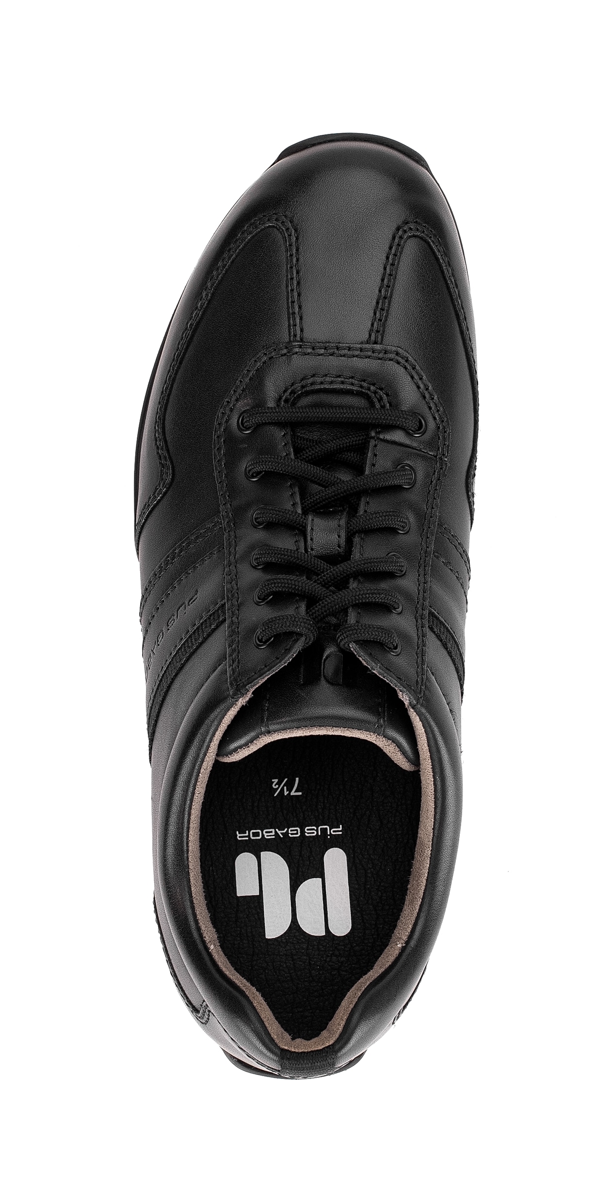 Pius Gabor Sneaker, Freizeitschuh, Halbschuh, Schnürschuh mit Logoprägung, G-Weite