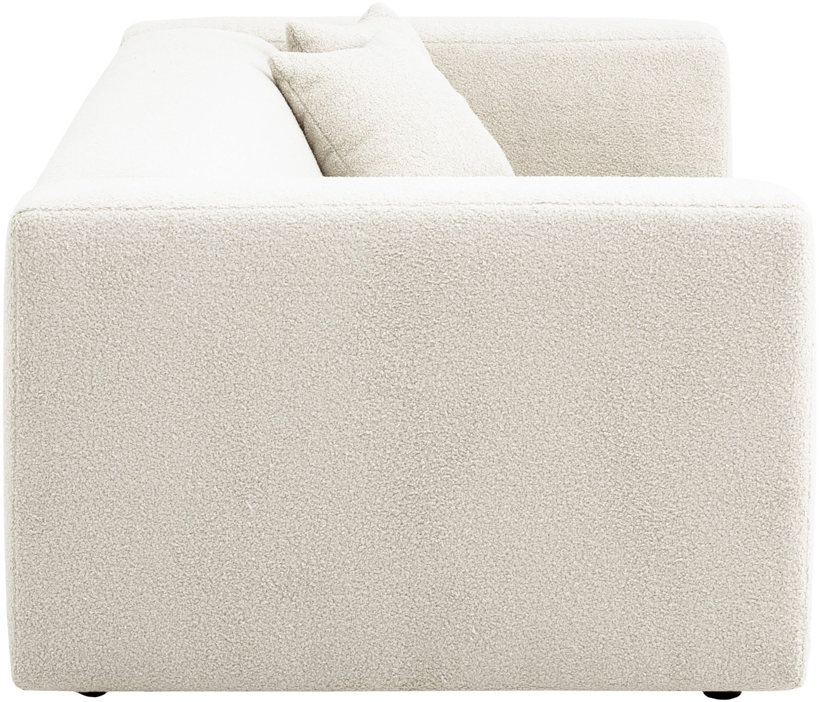 andas 3-Sitzer »BAKELS, Couch in Cord oder Boucle-Stoff, Sofa im modernen Design«, bequemer Sitzkomfort,in 2 Stoffen und 8 Farben lieferbar