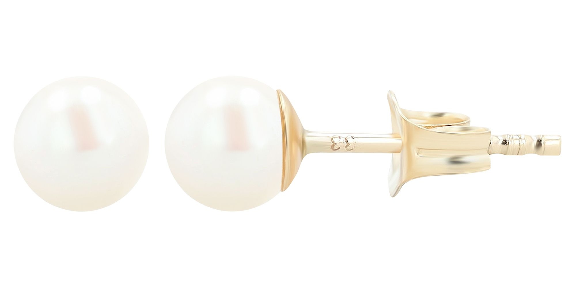 Adelia´s Paar Ohrhänger "Damen Ohrringe – Ohrstecker aus 333 Gold mit Perle günstig online kaufen