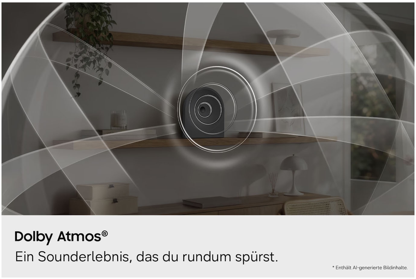Samsung Bluetooth-Speaker »Music Studio 5 LS50H« 2.0 (Bluetooth | WLAN (WiFi) Bassregelung | Lautstärkeregelung | Nacht Modus | Pairing ) Dolby Atmos, Bouroullec Dot Design, Stereo 24 Bit/96 kHz, AirPlay