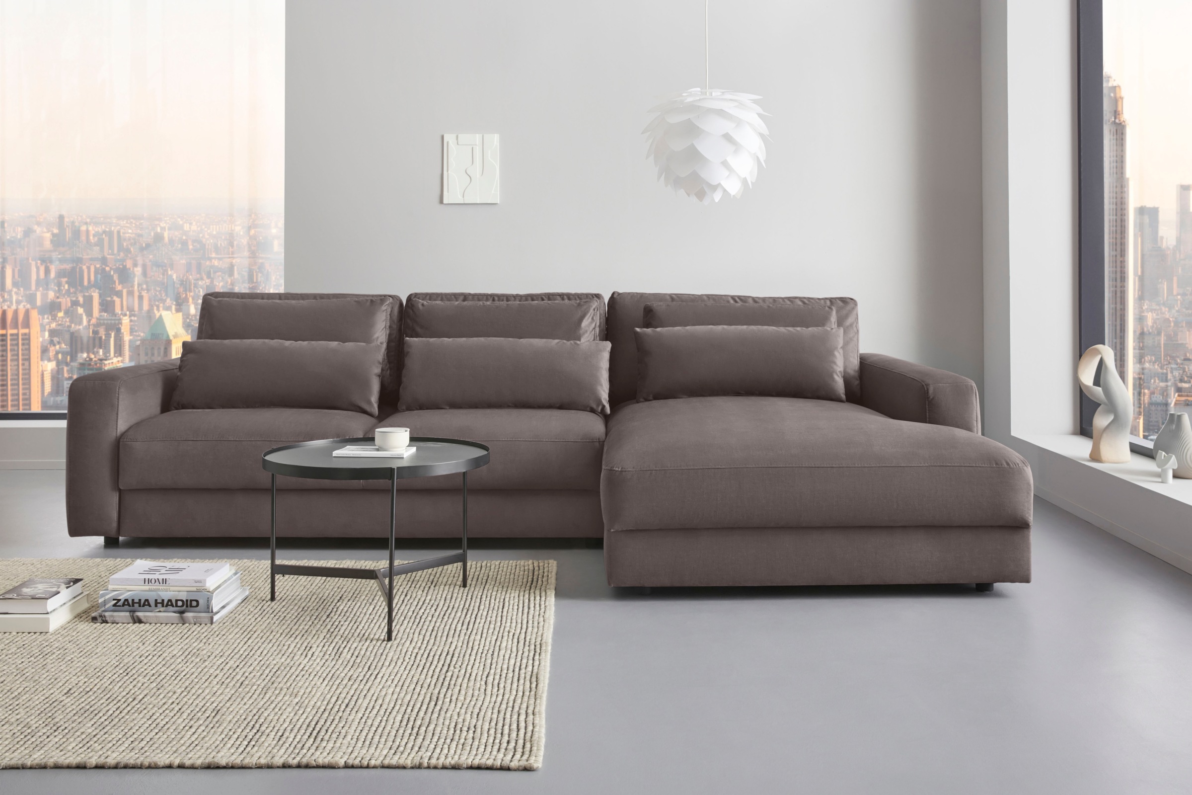 Places of Style Ecksofa "Bloomfield, bequem und elegant, OTTOs Choice, L-Fo günstig online kaufen
