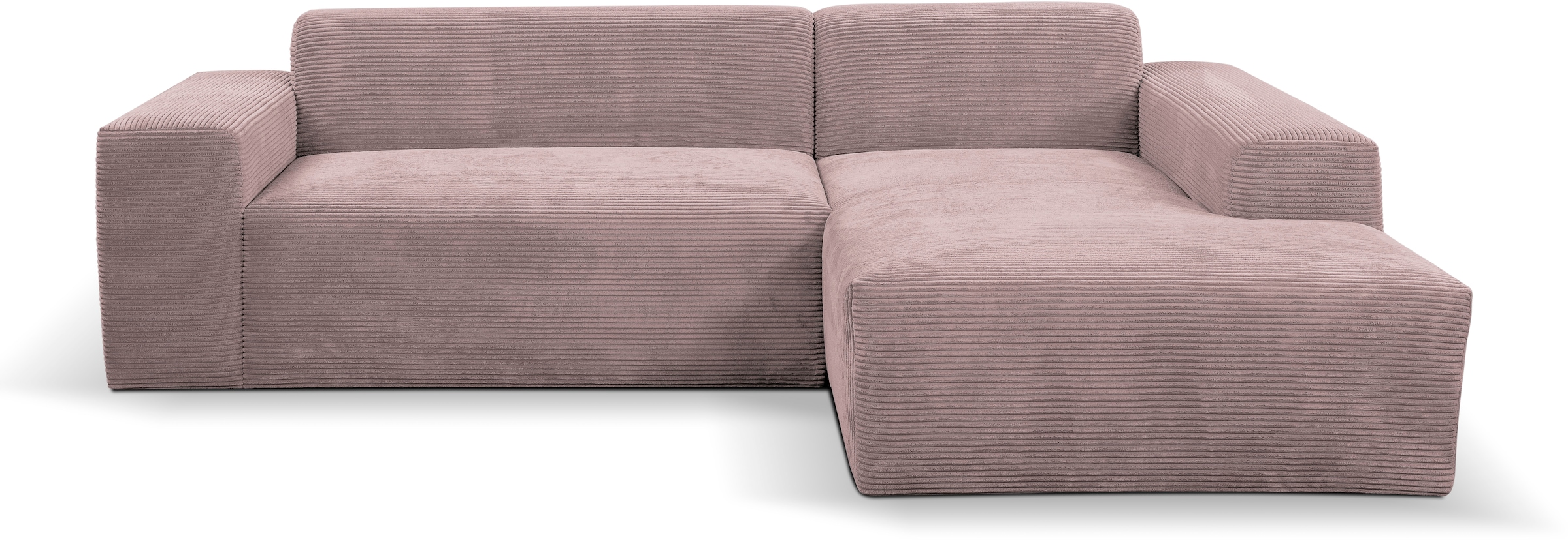 WERK2 Ecksofa "Zeus-L modern und zeitlos, Breite 253cm, bequemes Sofa", Cur günstig online kaufen