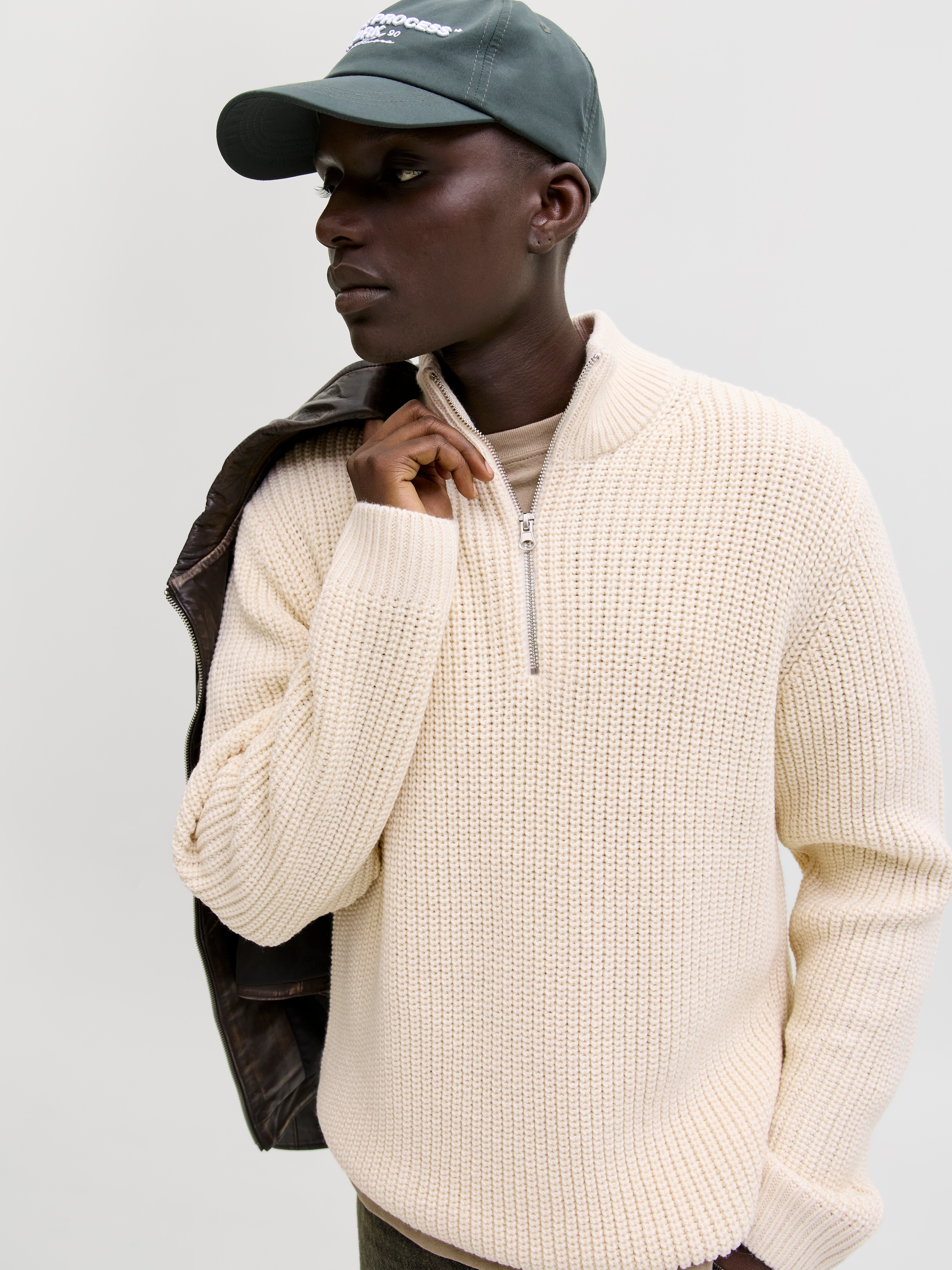 Jack & Jones Troyer "JORBLEECKER KNIT HALF ZIP BF" günstig online kaufen
