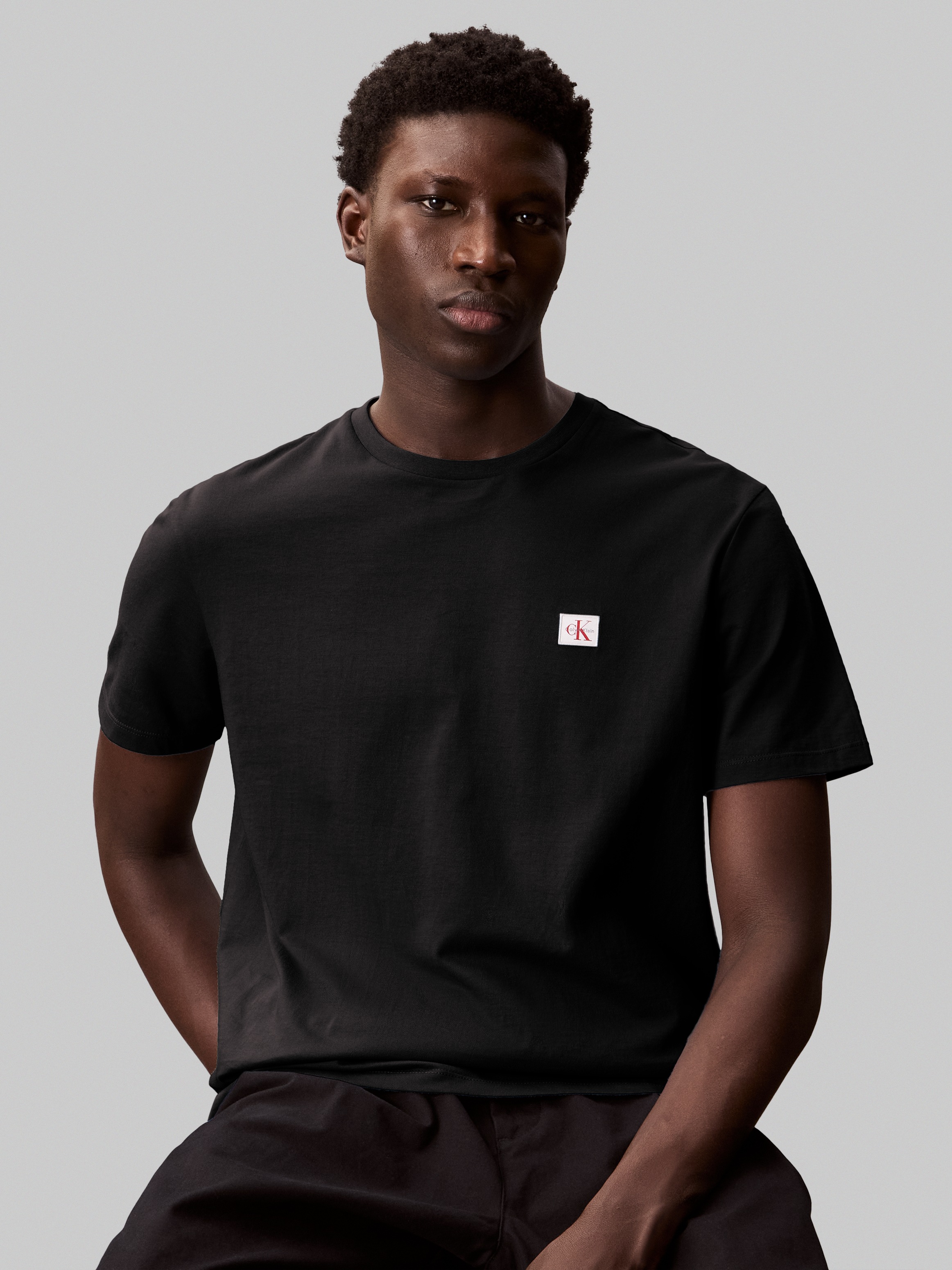 Calvin Klein Jeans T-Shirt "SS BADGE TEE 2 PACK", (Packung, 2er-Pack), Mit günstig online kaufen