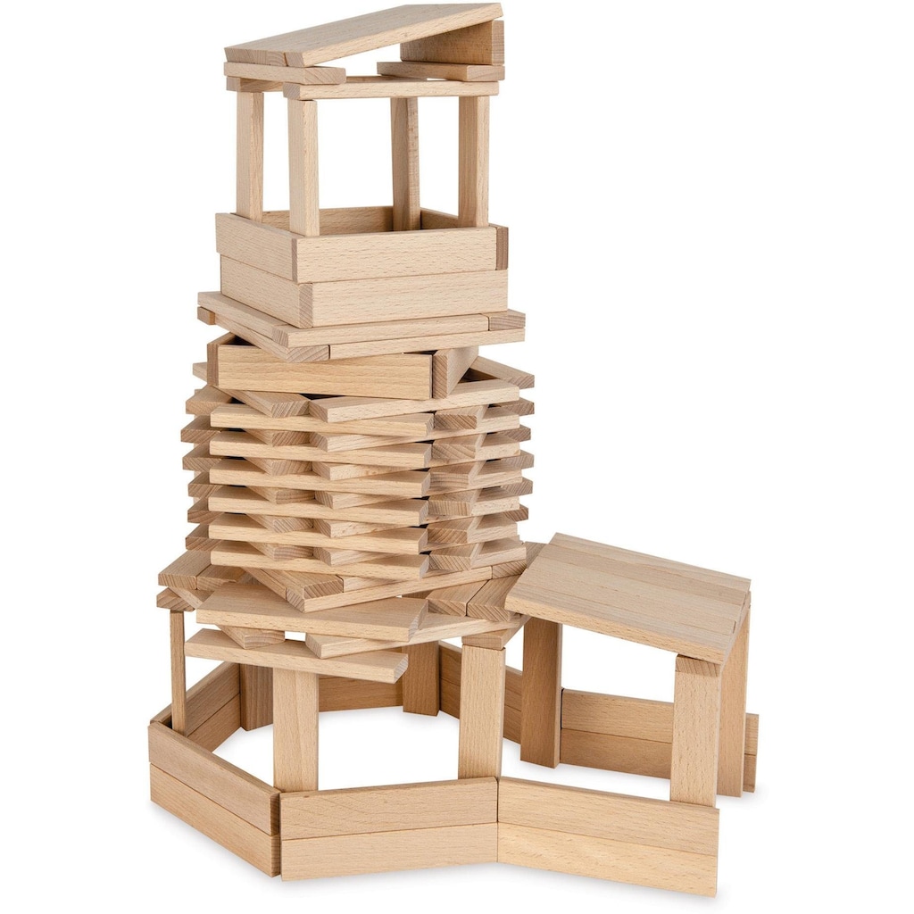 Eichhorn Spielbausteine »Holzspielzeug, Holzbaukasten«, (200 St.)