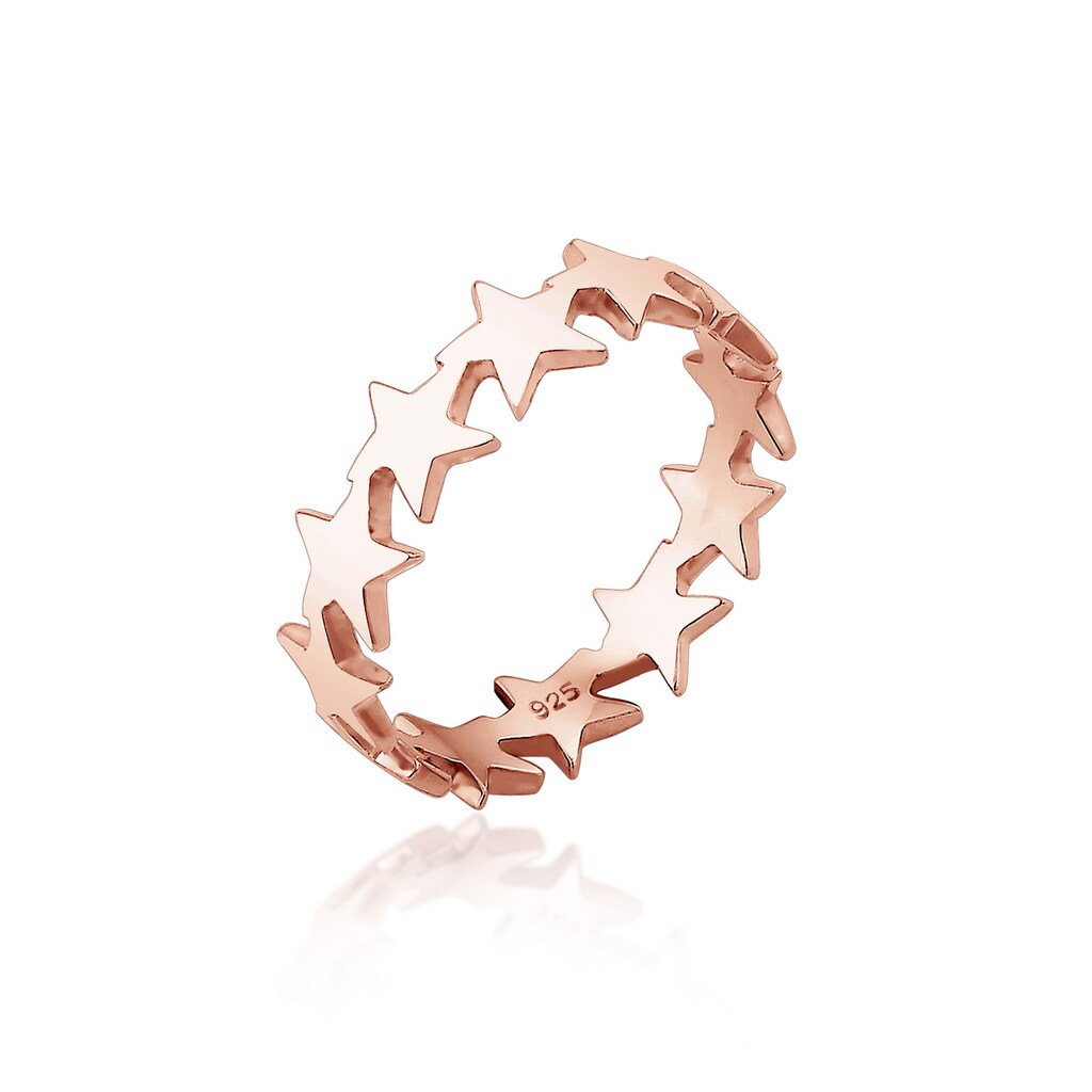 Elli Fingerring »Sterne Star Astro 925 Silber«