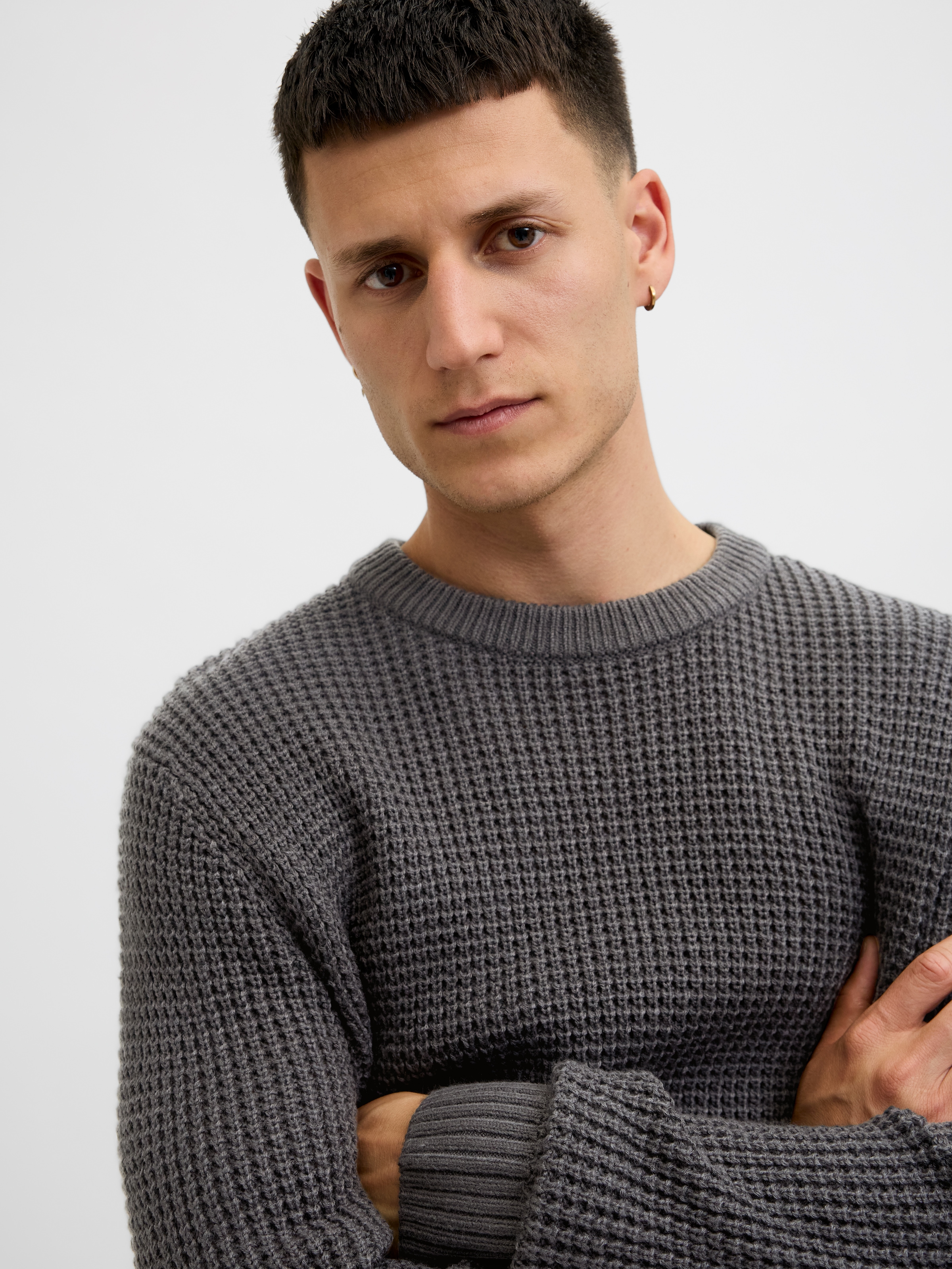 Jack & Jones Strickpullover »JJGLOBAL KNIT CREW NECK«