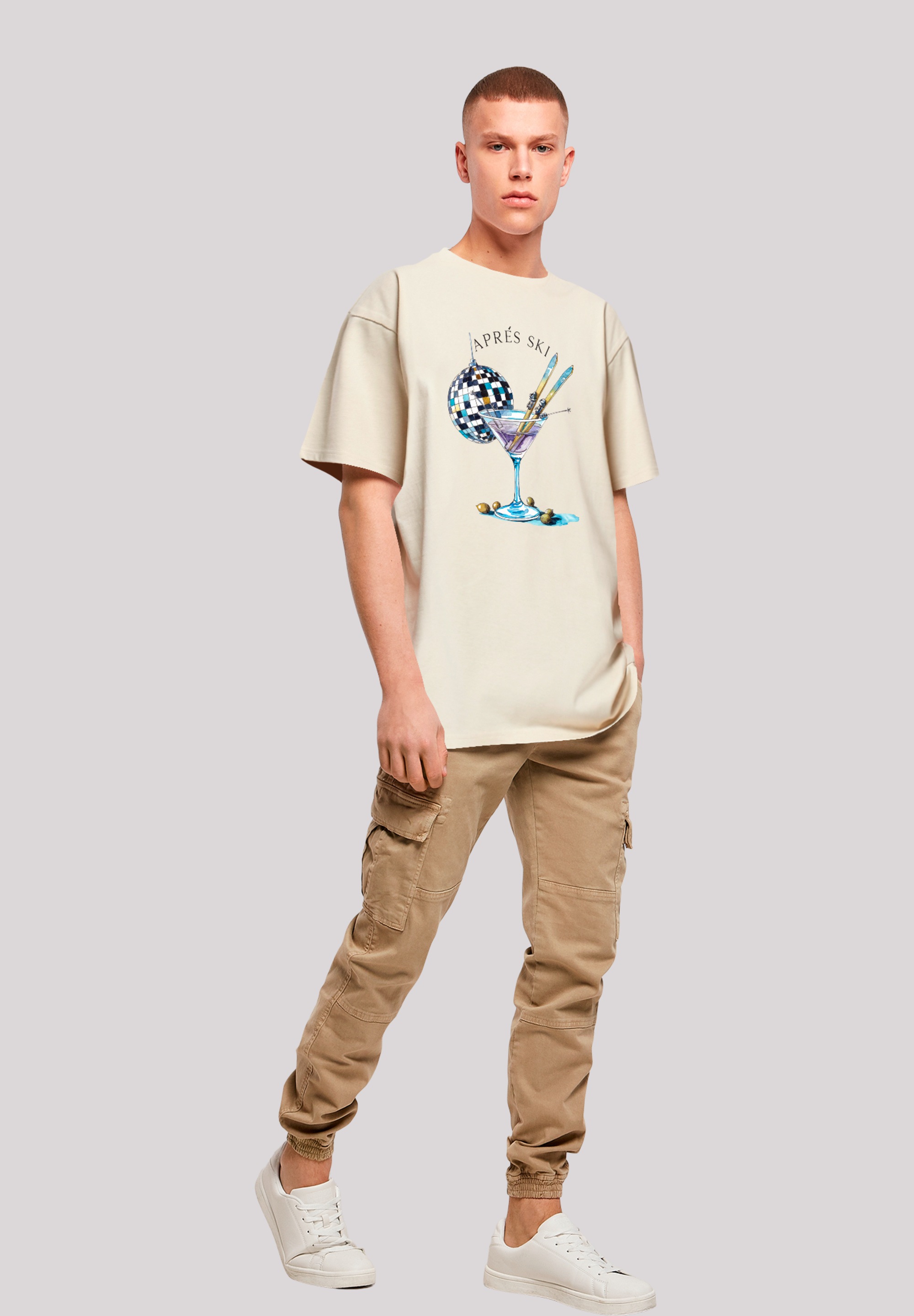 F4NT4STIC T-Shirt »Après Ski Martini Winter Sport«, Premium Qualität
