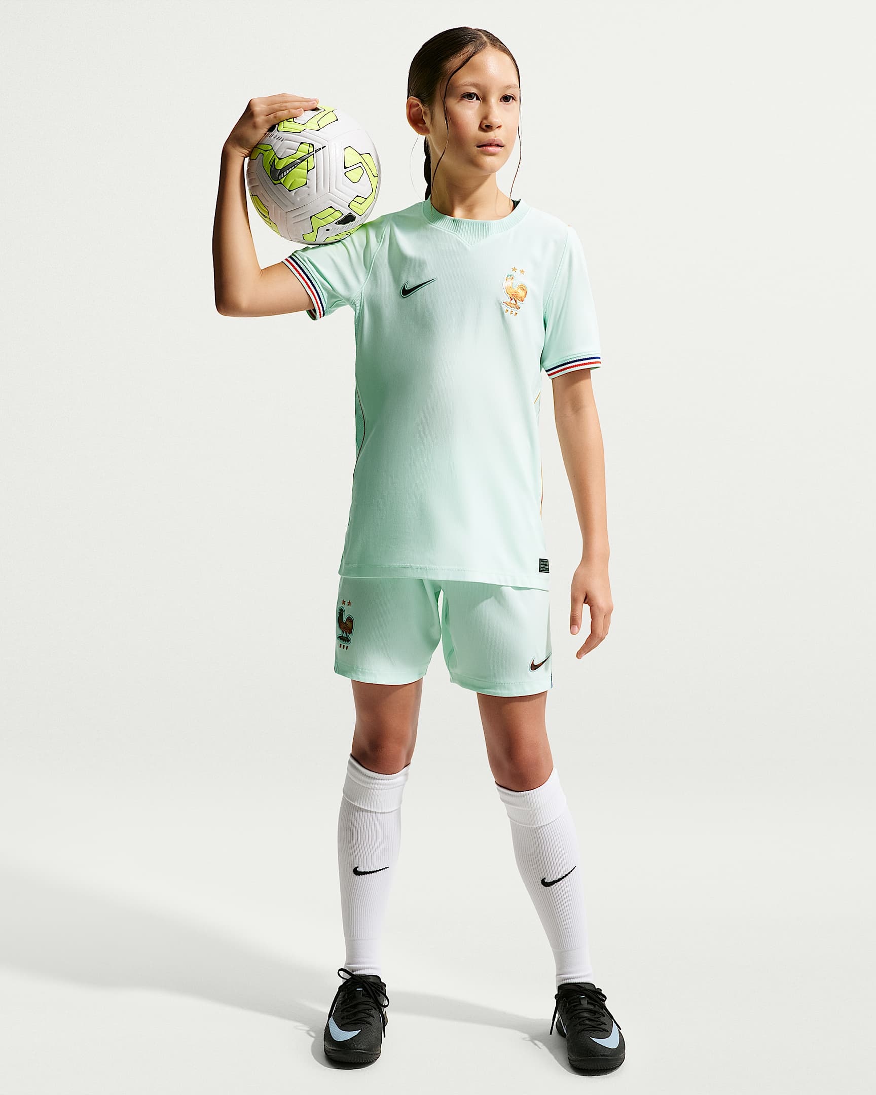 Nike Fußballtrikot »Frankreich 2026 Auswärtsstadion Replika-Fußballtrikot« für Kinder, mit Dri-FIT-Technologie, leichtes Tragegefühl