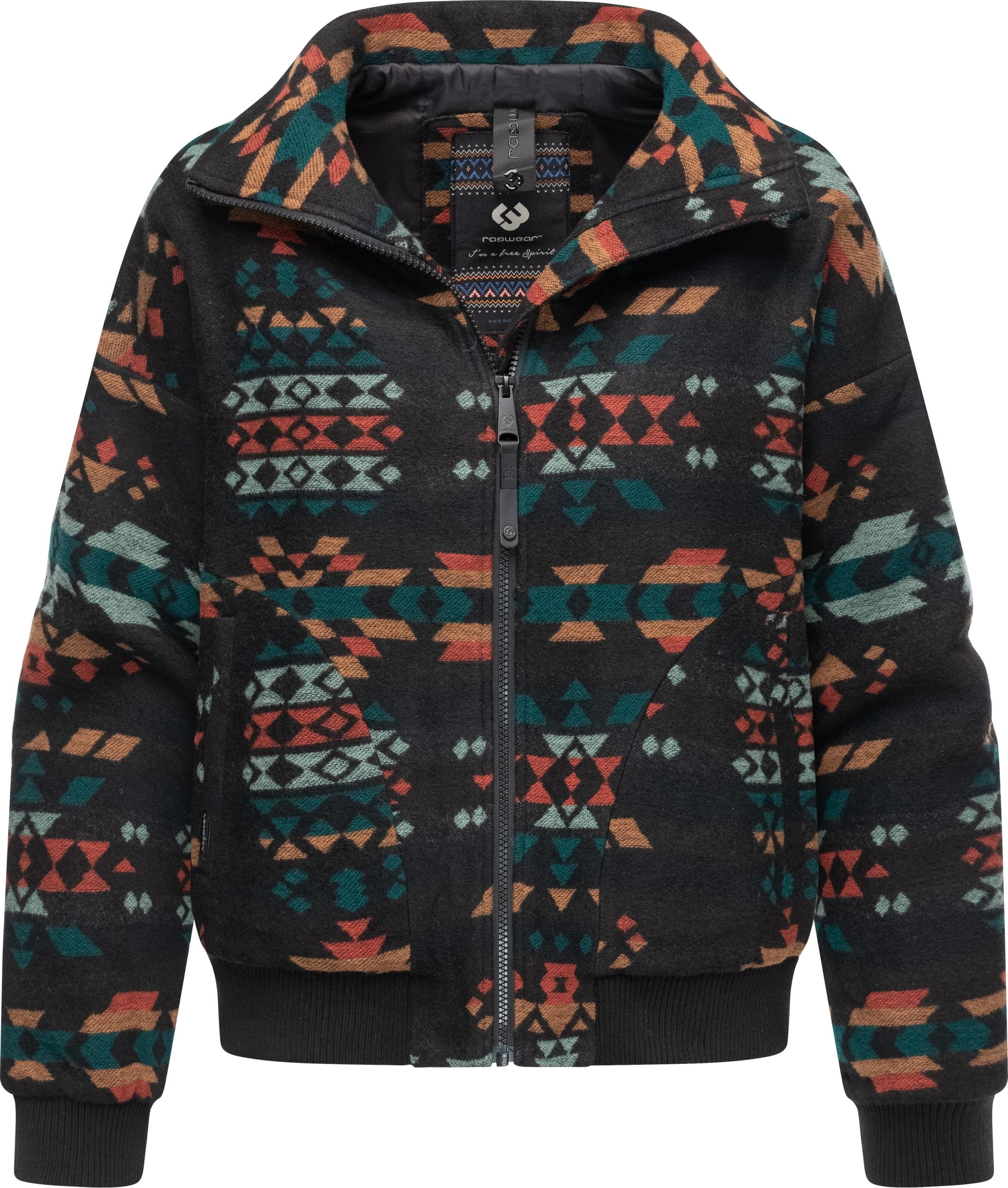 Ragwear Outdoorjacke »Toscia Ikat« be Kapuze D...