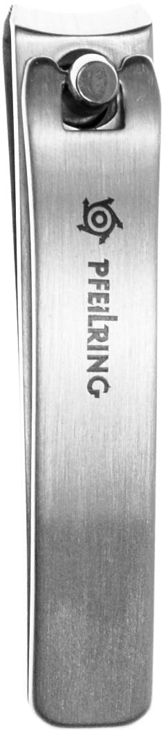PFEILRING Nagelknipser, silber, Edelstahl, B:40cm L:12,5cm T:1,5cm, Nagelschneider, Ideal für unterwegs, optimal und schnell kürzen ohne zu quetschen.