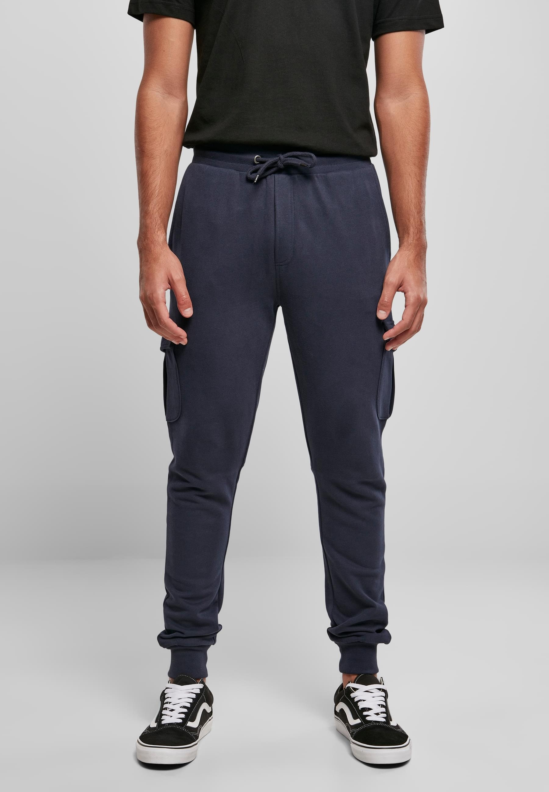 URBAN CLASSICS Cargohose »Urban Classics Herren Fitted Cargo Sweatpants«, (1 tlg.)