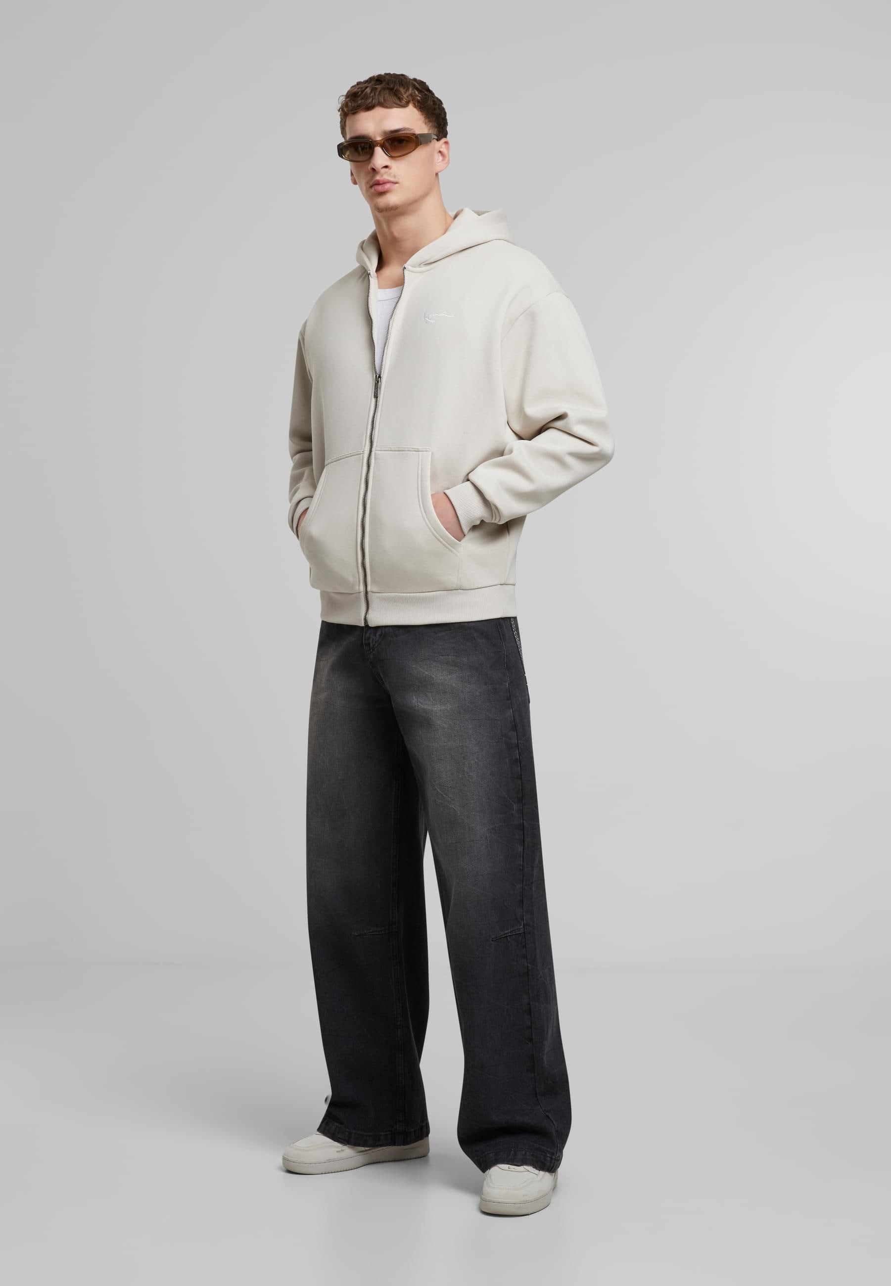 Karl Kani Kapuzensweatshirt »Karl Kani KK Small Signature Essential Ziphoodie«, (1 tlg.)