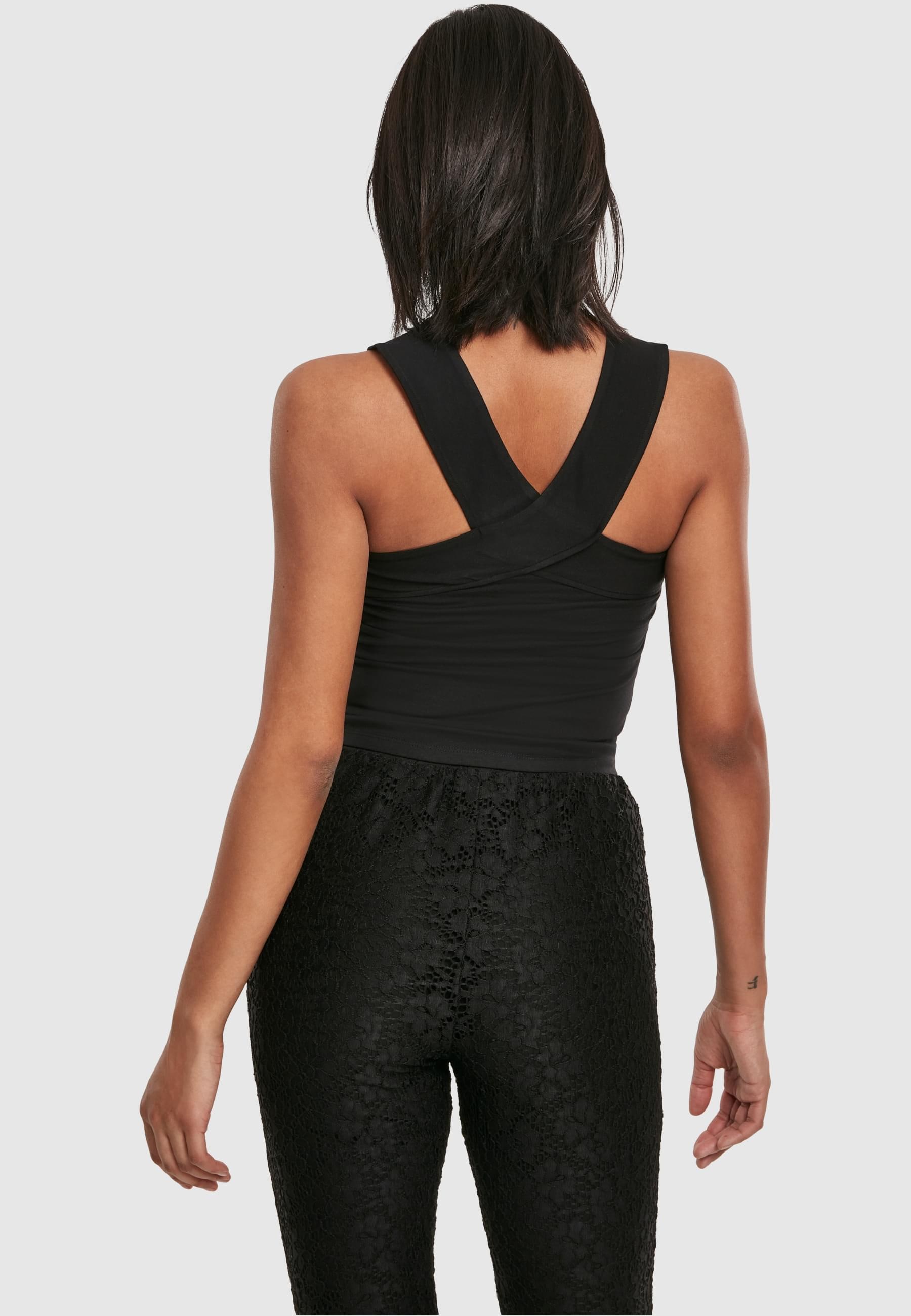 URBAN CLASSICS Muskelshirt »Urban Classics Damen Ladies Cross Top«, (1 tlg.)