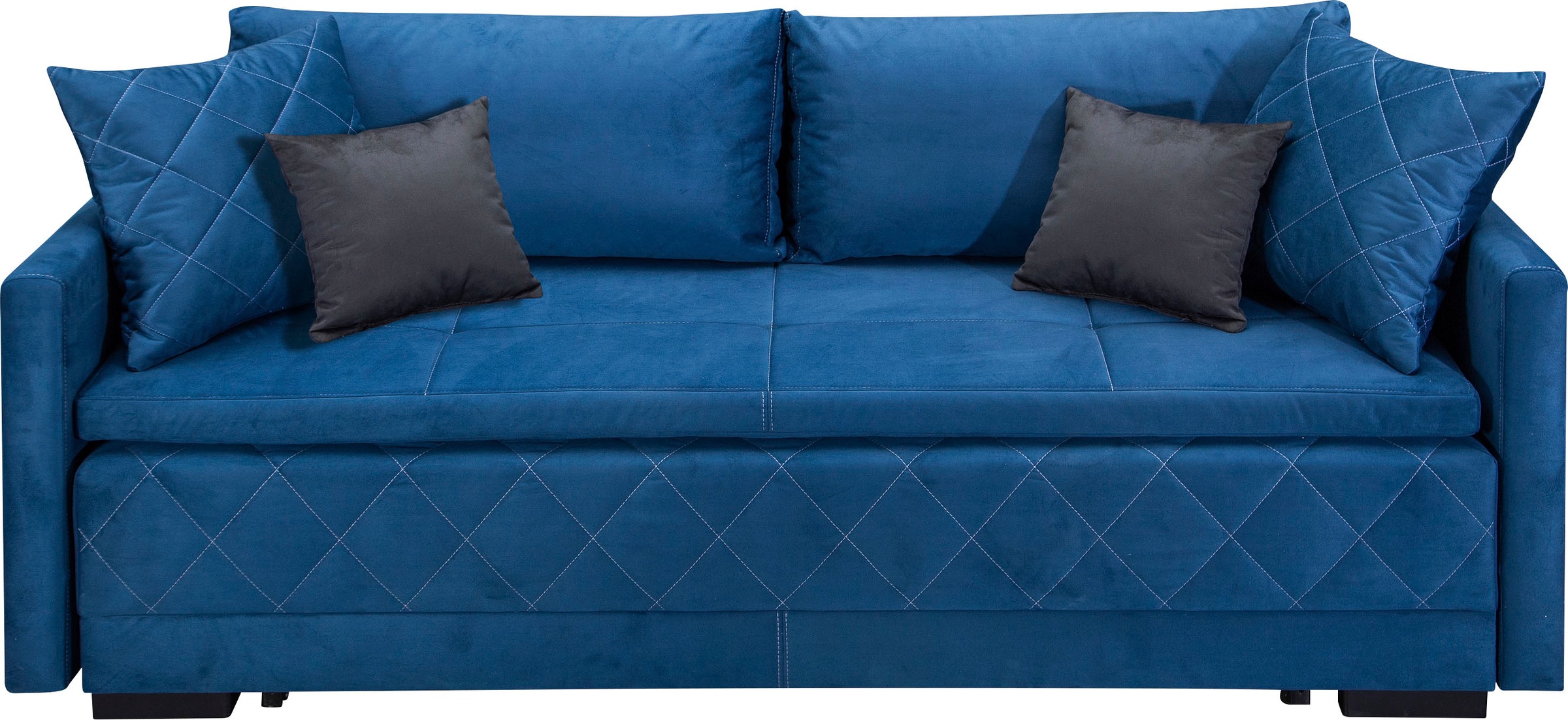 Home affaire Schlafsofa "Potsdam" mit Boxspringaufbau, Bettfunktion & Bettk günstig online kaufen