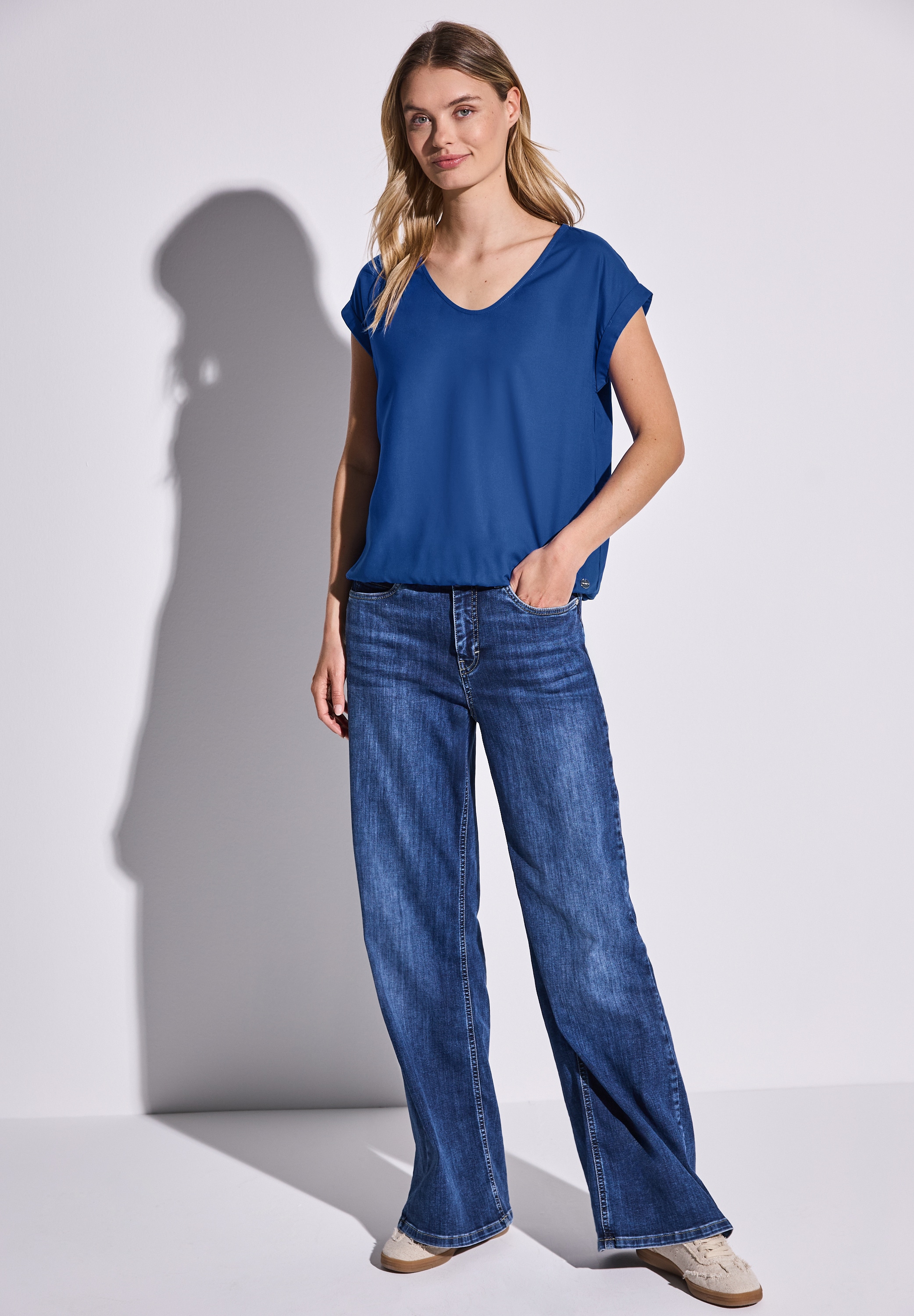 STREET ONE Hemdbluse, aus softer Viskose